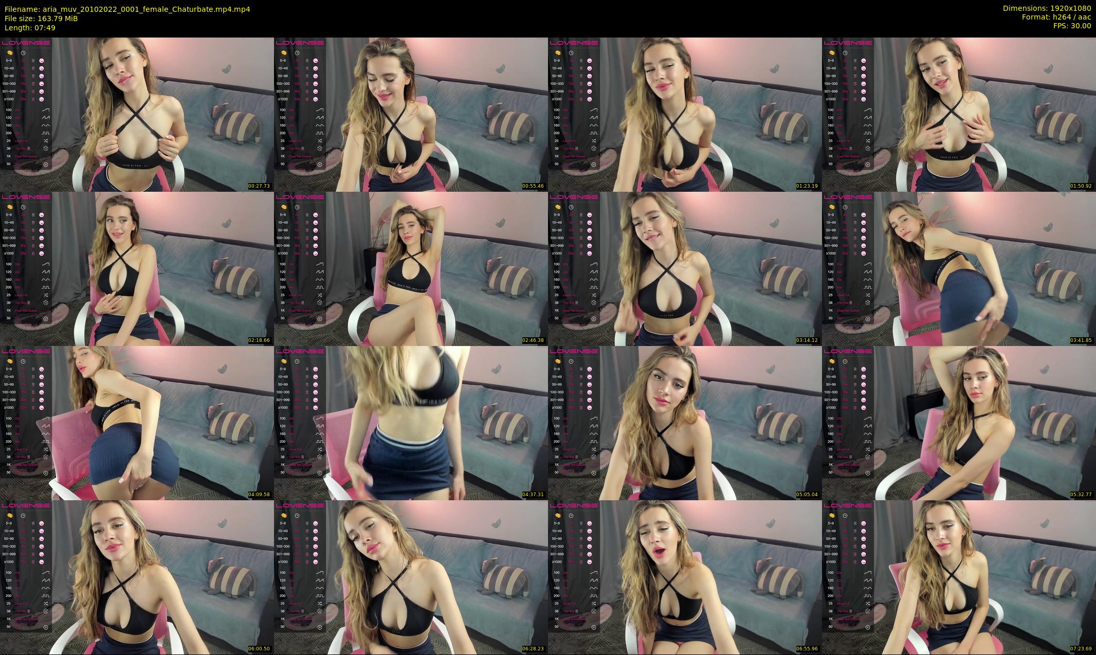aria_muv — 8 minute Chaturbate female cam show recording, 1080p, Oct 20, 2022