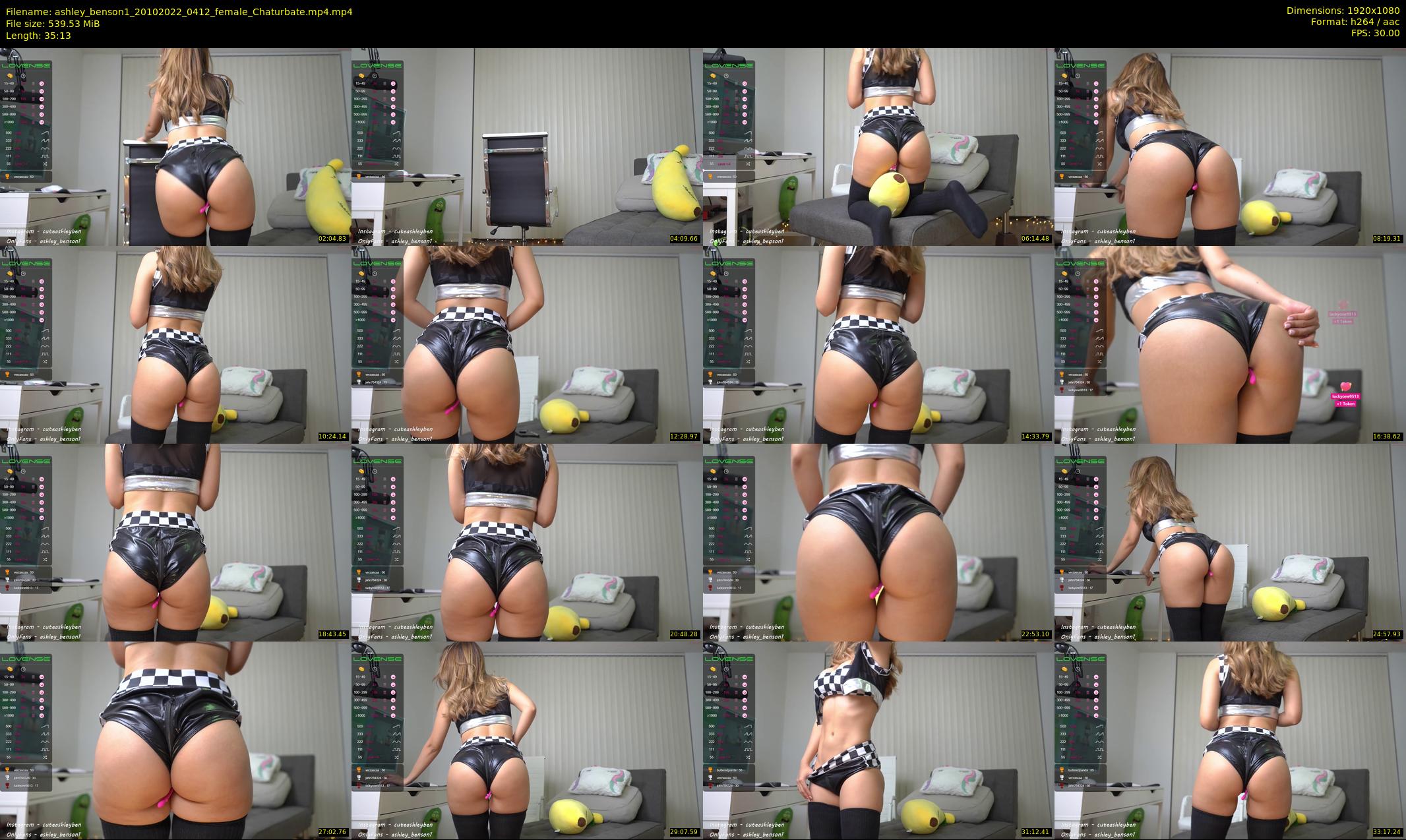 ashley_benson1 — 36 minute Chaturbate female cam show recording, 1080p, Oct 20, 2022