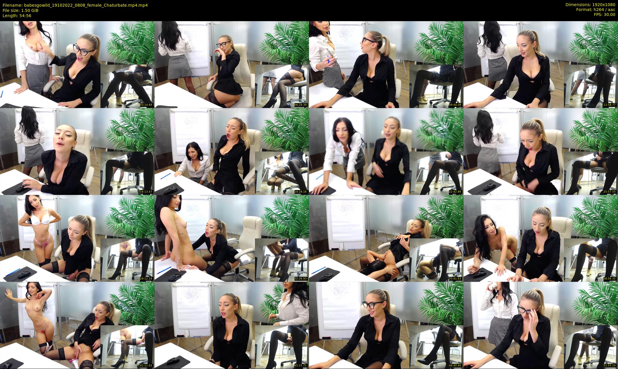 babesgowild — 55 minute Chaturbate couple cam show recording, 1080p, Oct 19, 2022