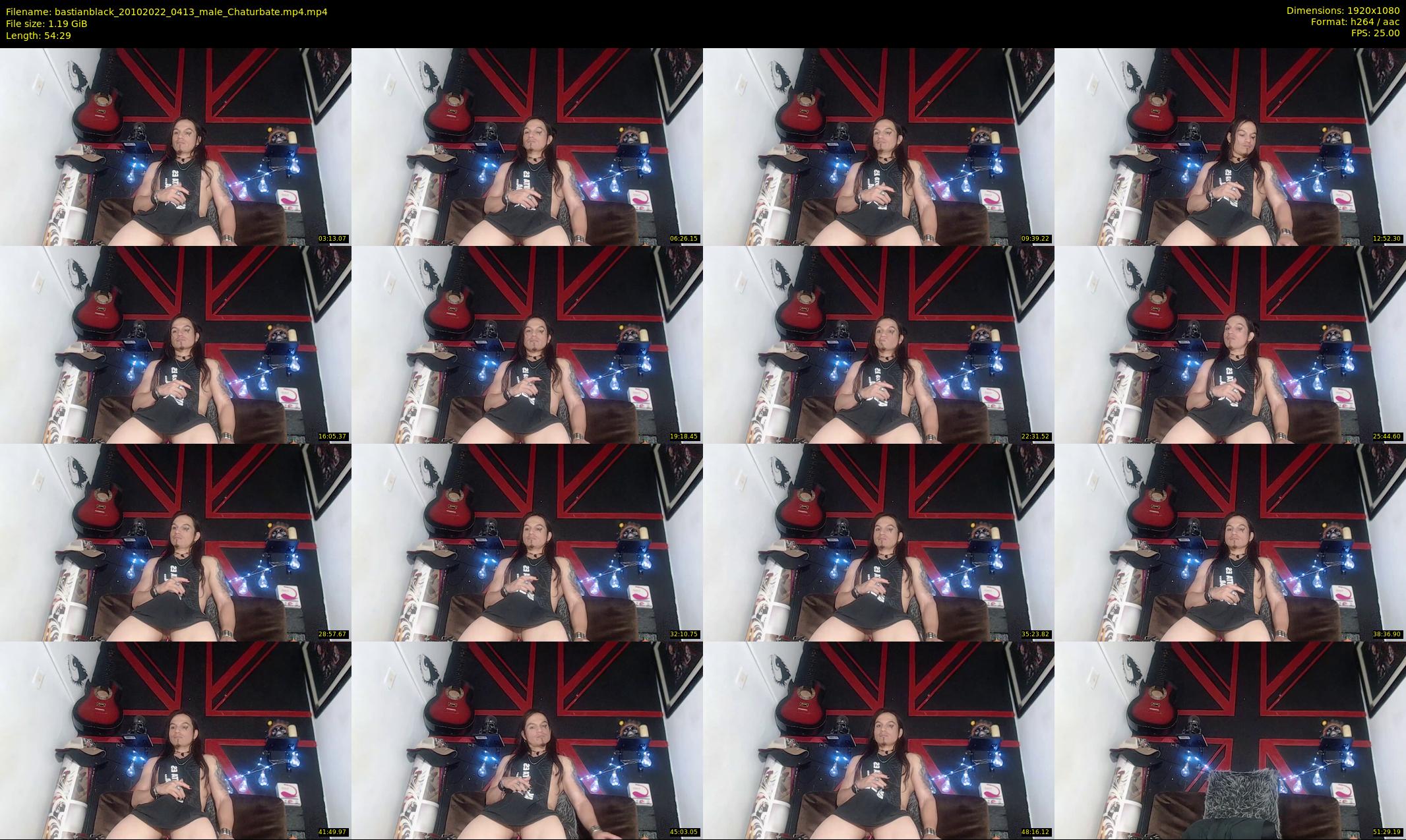 bastianblack — 55 minute Chaturbate male cam show recording, 1080p, Oct 20, 2022