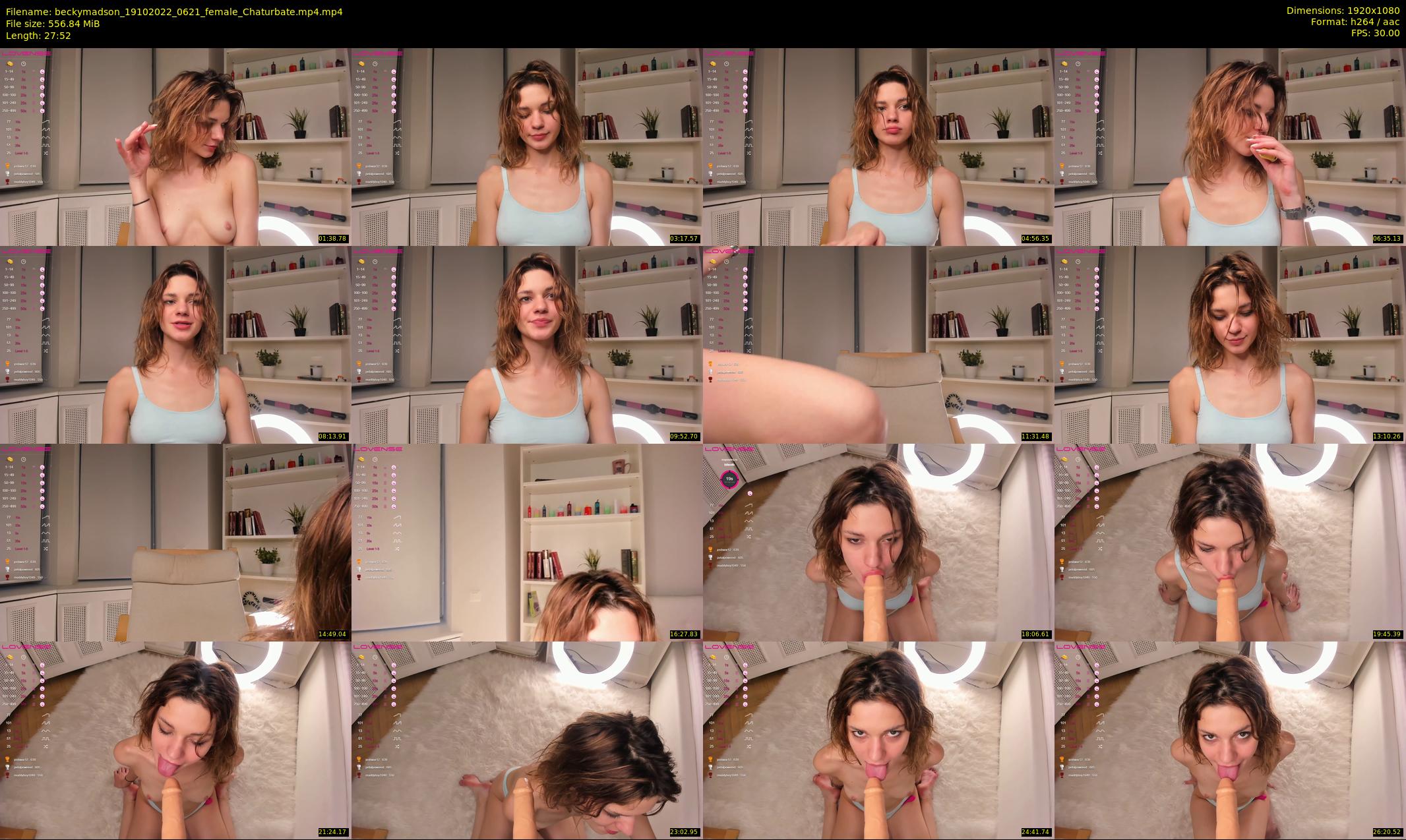 beckymadson — 28 minute Chaturbate female cam show recording, 1080p, Oct 19, 2022