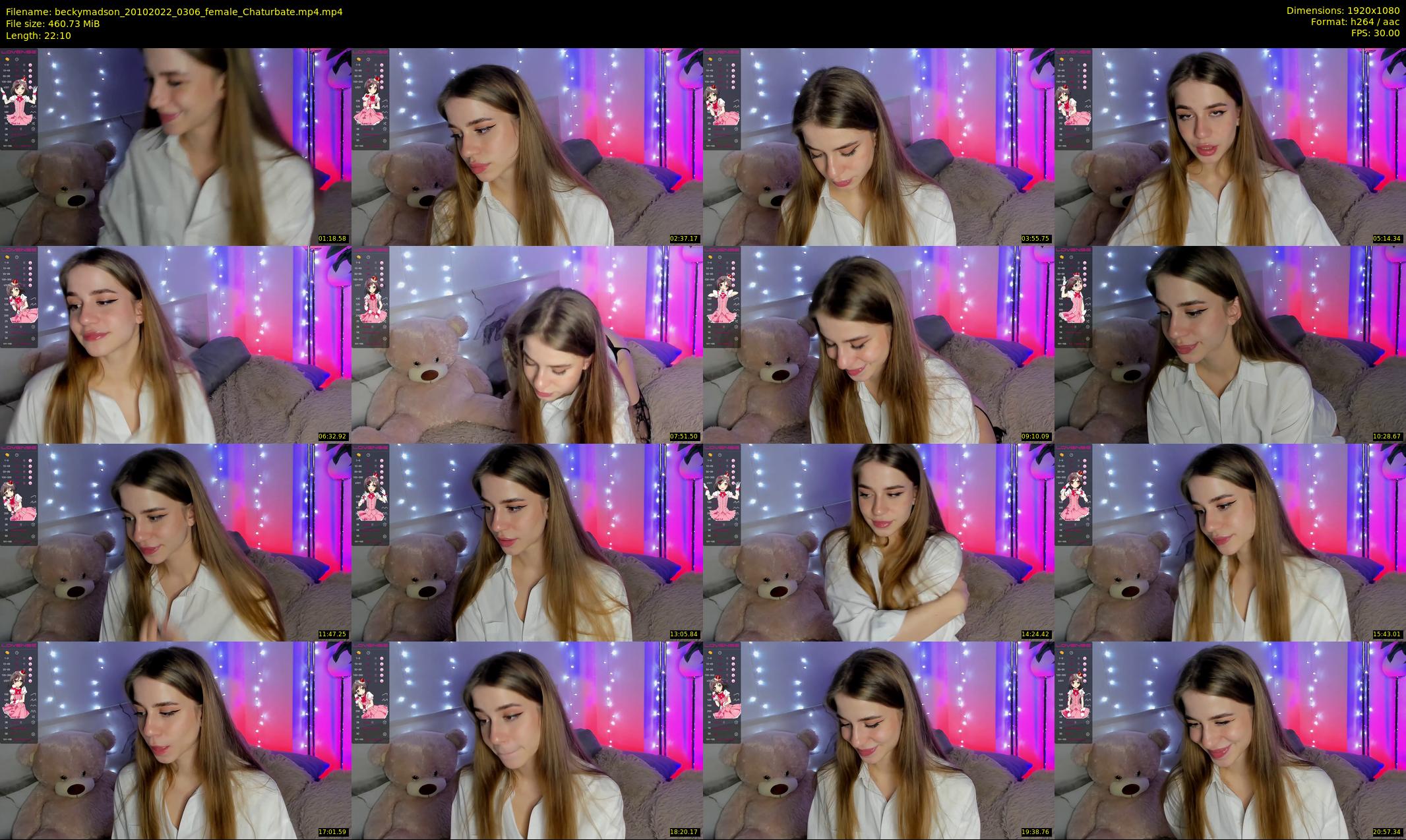 beckymadson — 23 minute Chaturbate female cam show recording, 1080p, Oct 20, 2022