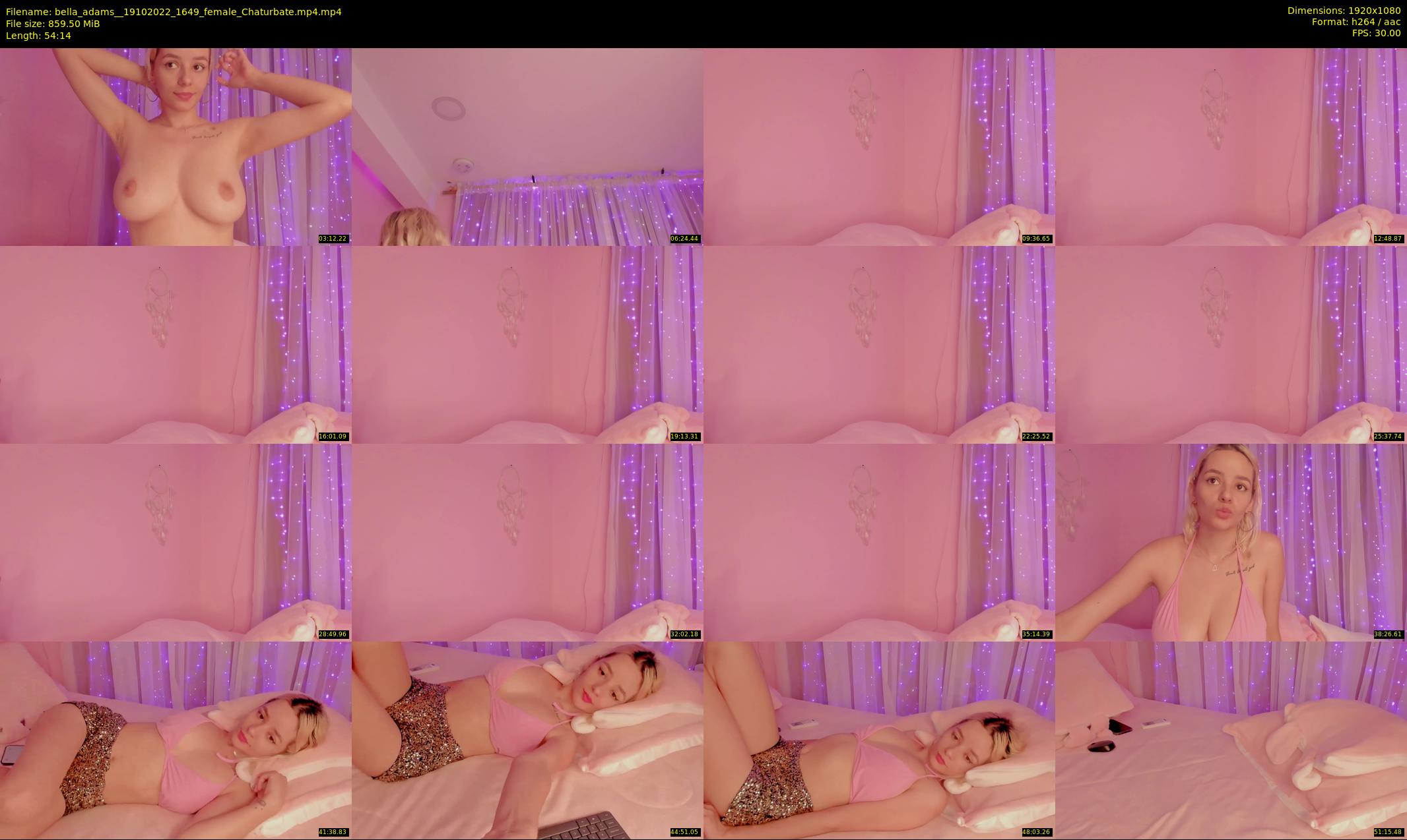 bella_adams_ — 55 minute Chaturbate female cam show recording, 1080p, Oct 19, 2022