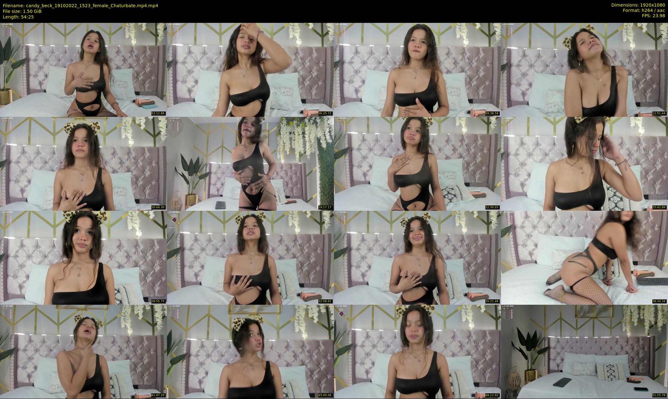 candy_beck — 55 minute Chaturbate female cam show recording, 1080p, Oct 19, 2022