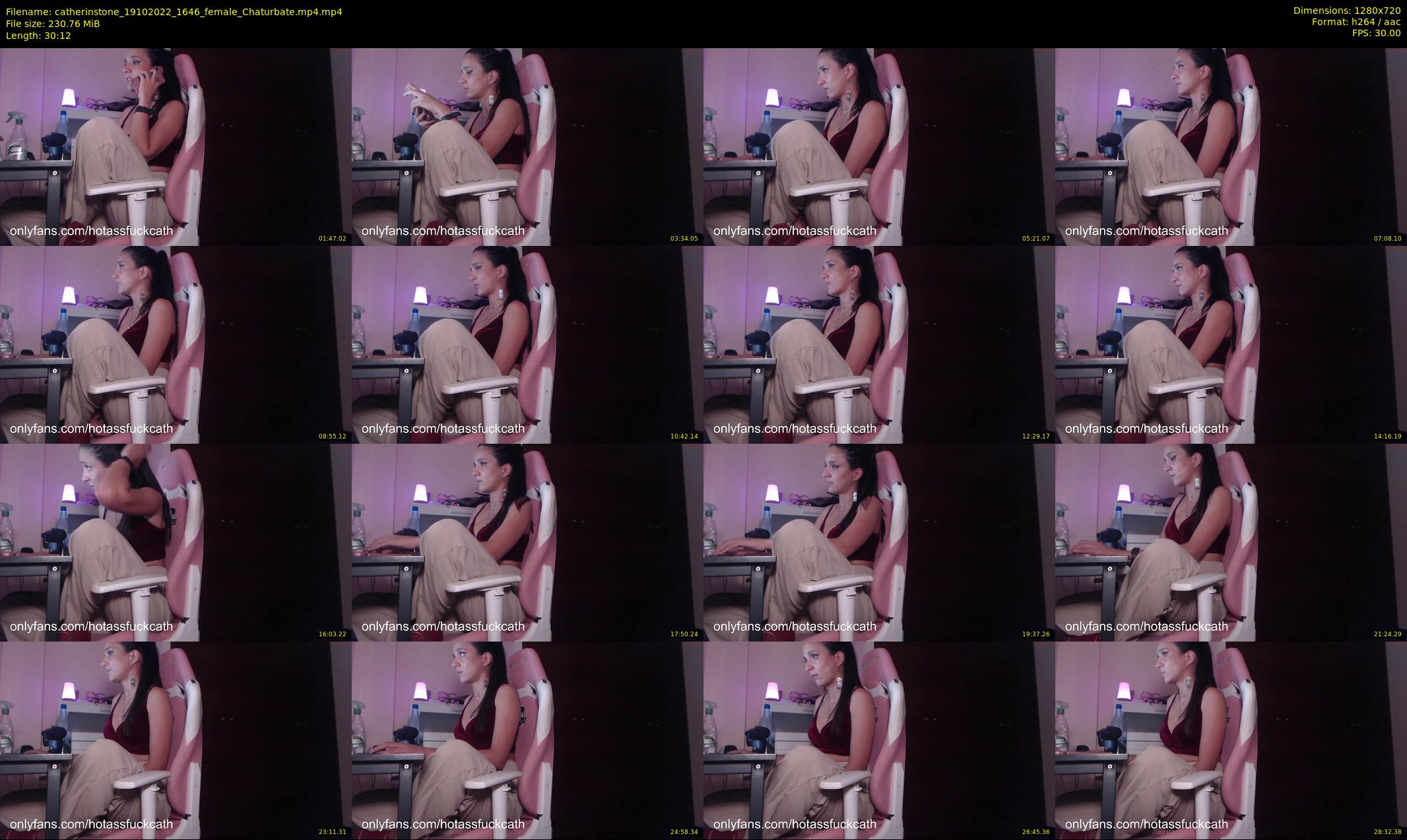 catherinstone — 31 minute Chaturbate female cam show recording, 720p, Oct 19, 2022