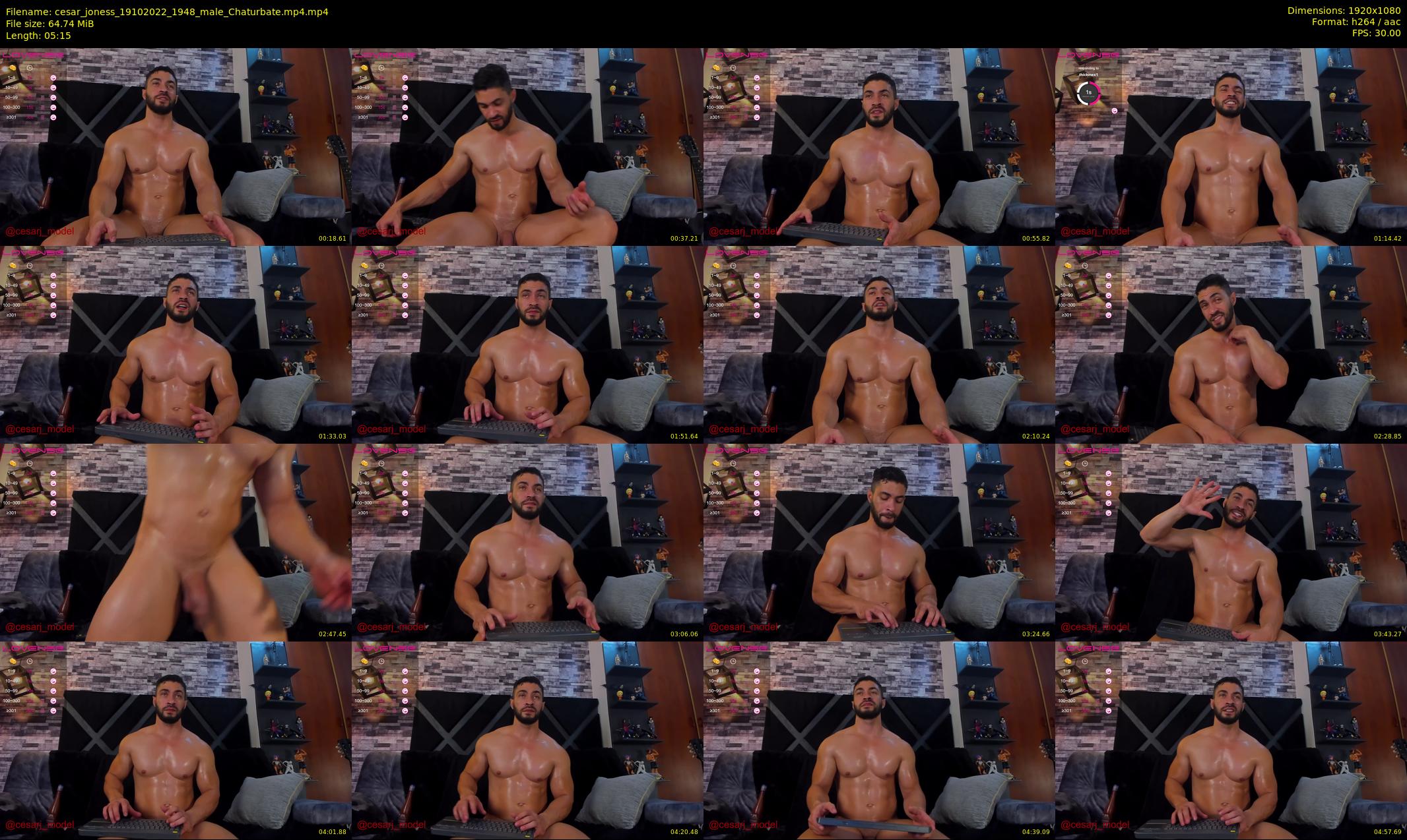 cesar_joness — 6 minute Chaturbate male cam show recording, 1080p, Oct 19, 2022