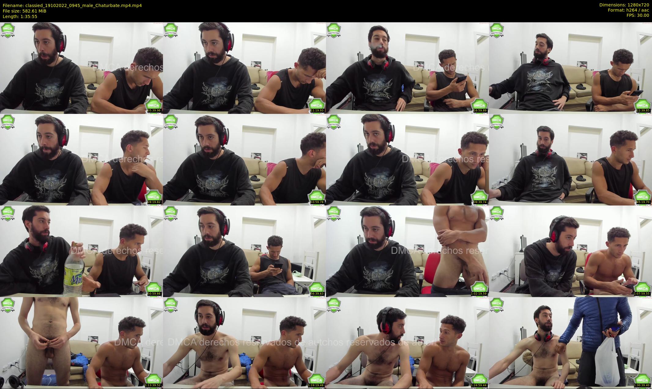 classied — 96 minute Chaturbate male cam show recording, 720p, Oct 19, 2022