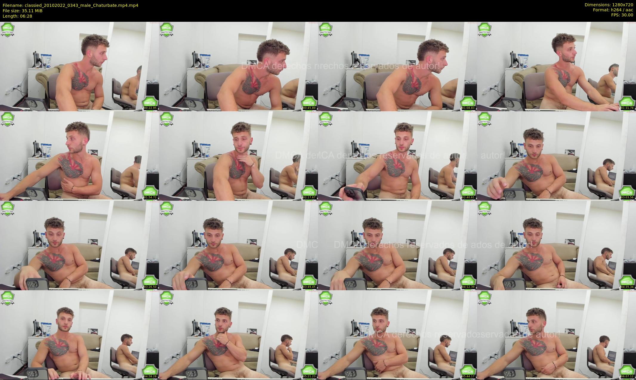 classied — 7 minute Chaturbate male cam show recording, 720p, Oct 20, 2022