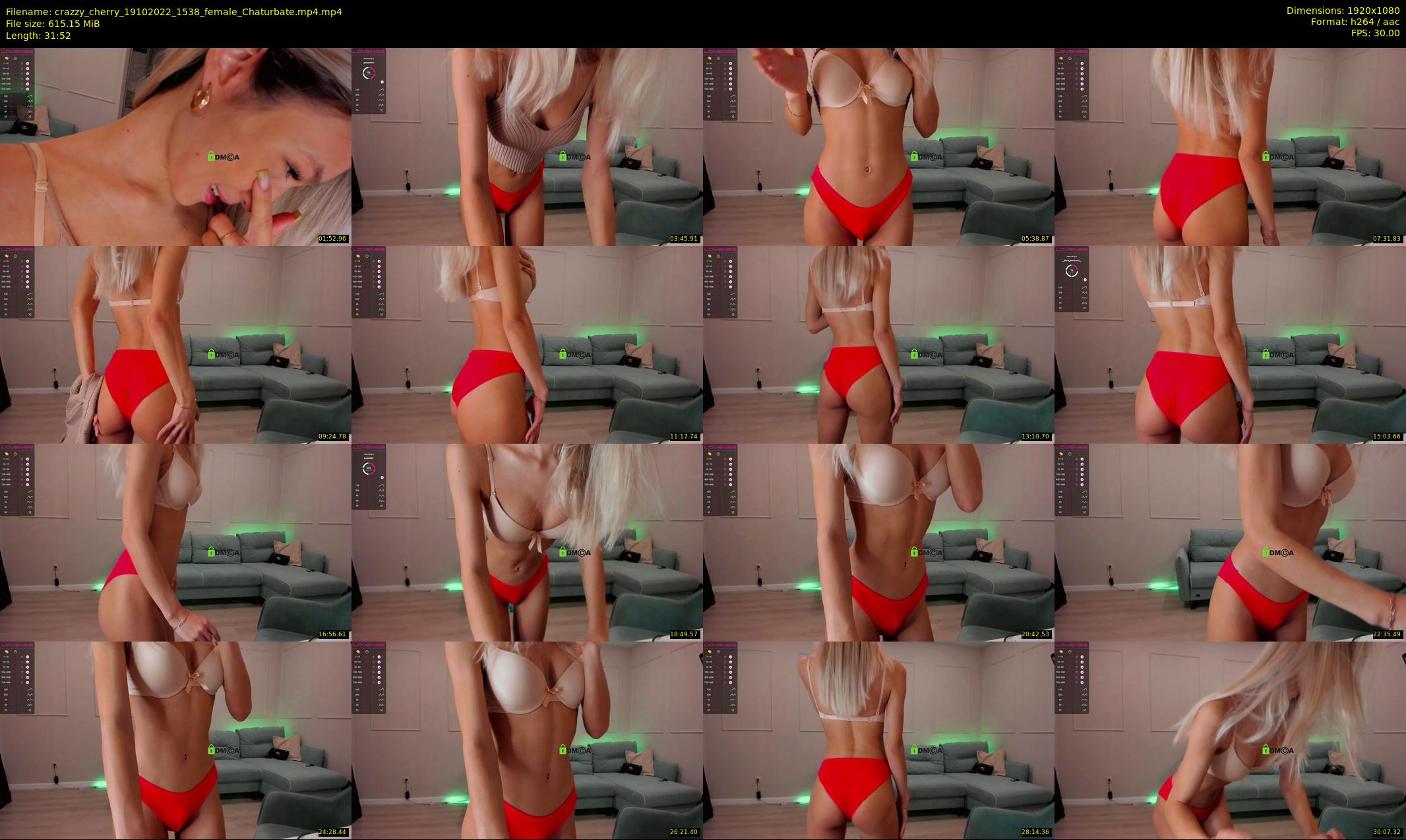 crazzy_cherry — 32 minute Chaturbate female cam show recording, 1080p, Oct 19, 2022