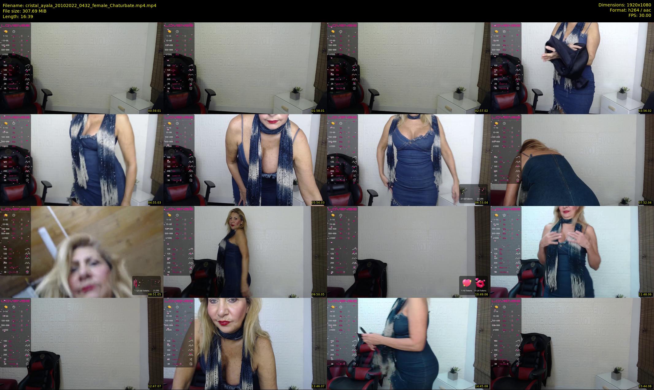 cristal_ayala — 17 minute Chaturbate female cam show recording, 1080p, Oct 20, 2022