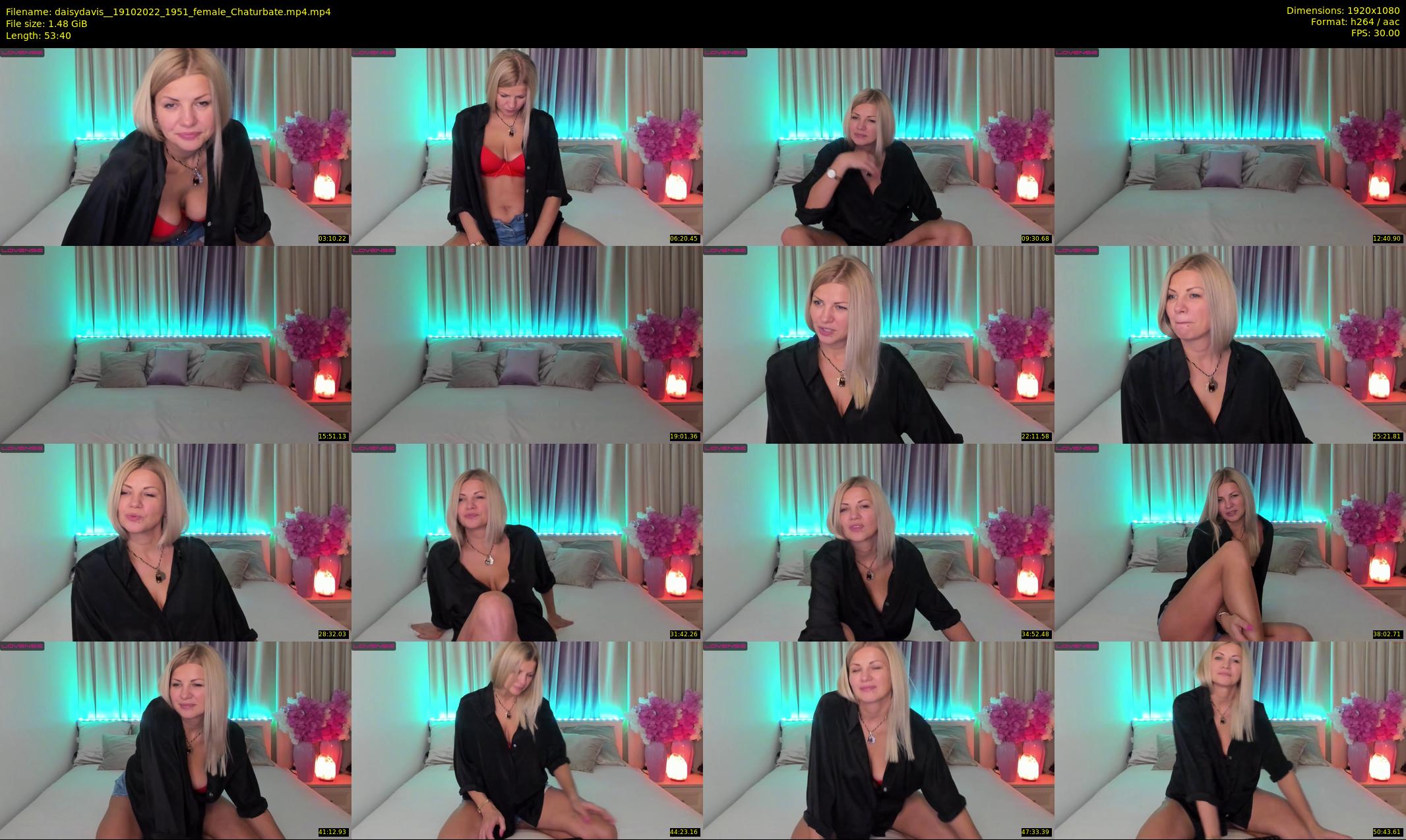 daisydavis_ — 54 minute Chaturbate female cam show recording, 1080p, Oct 19, 2022