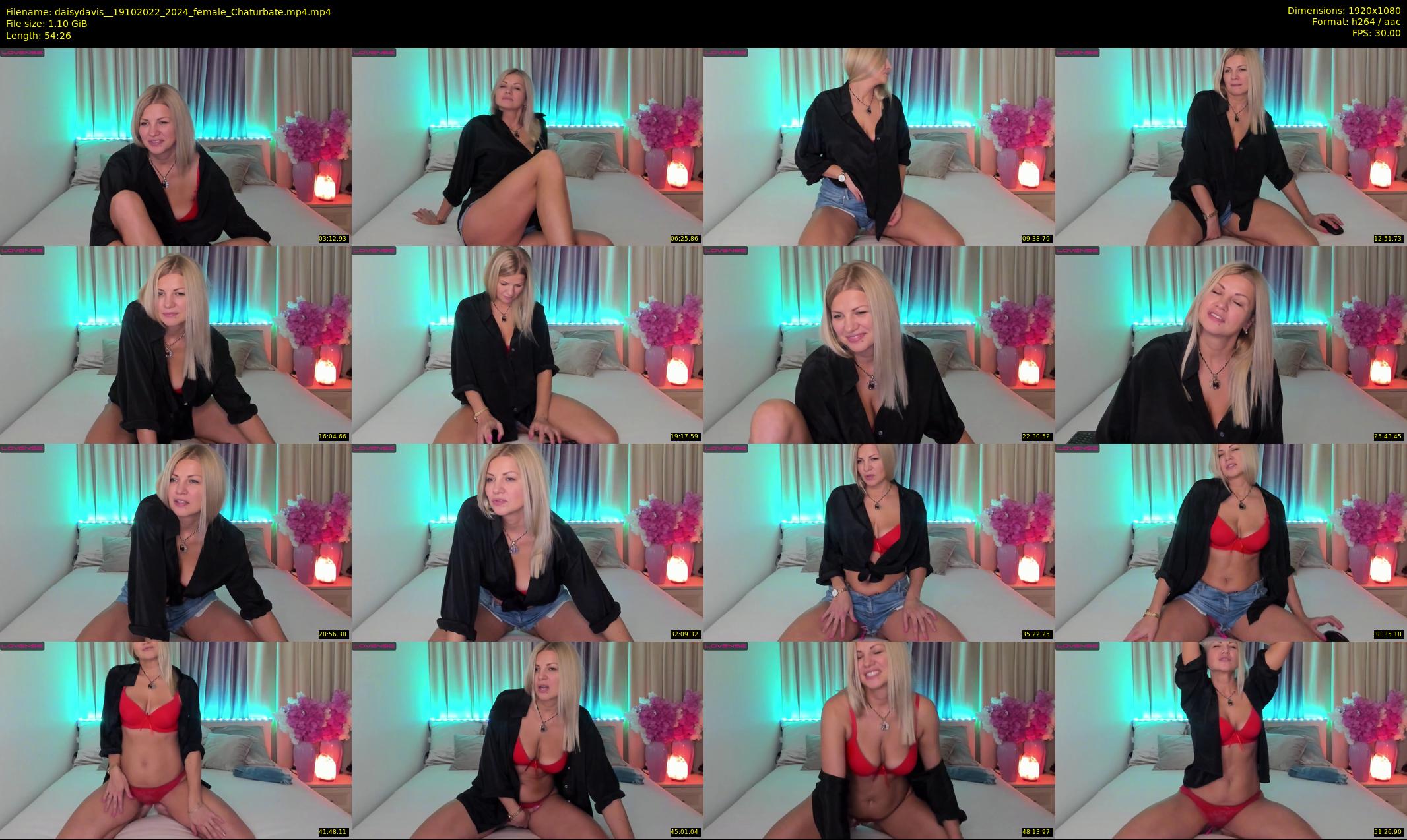 daisydavis_ — 55 minute Chaturbate female cam show recording, 1080p, Oct 19, 2022