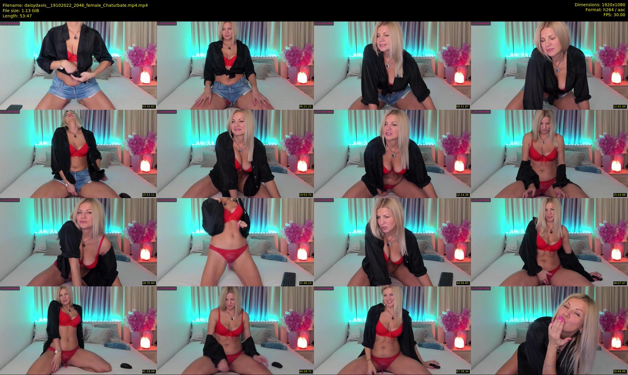 daisydavis_ — 54 minute Chaturbate female cam show recording, 1080p, Oct 19, 2022
