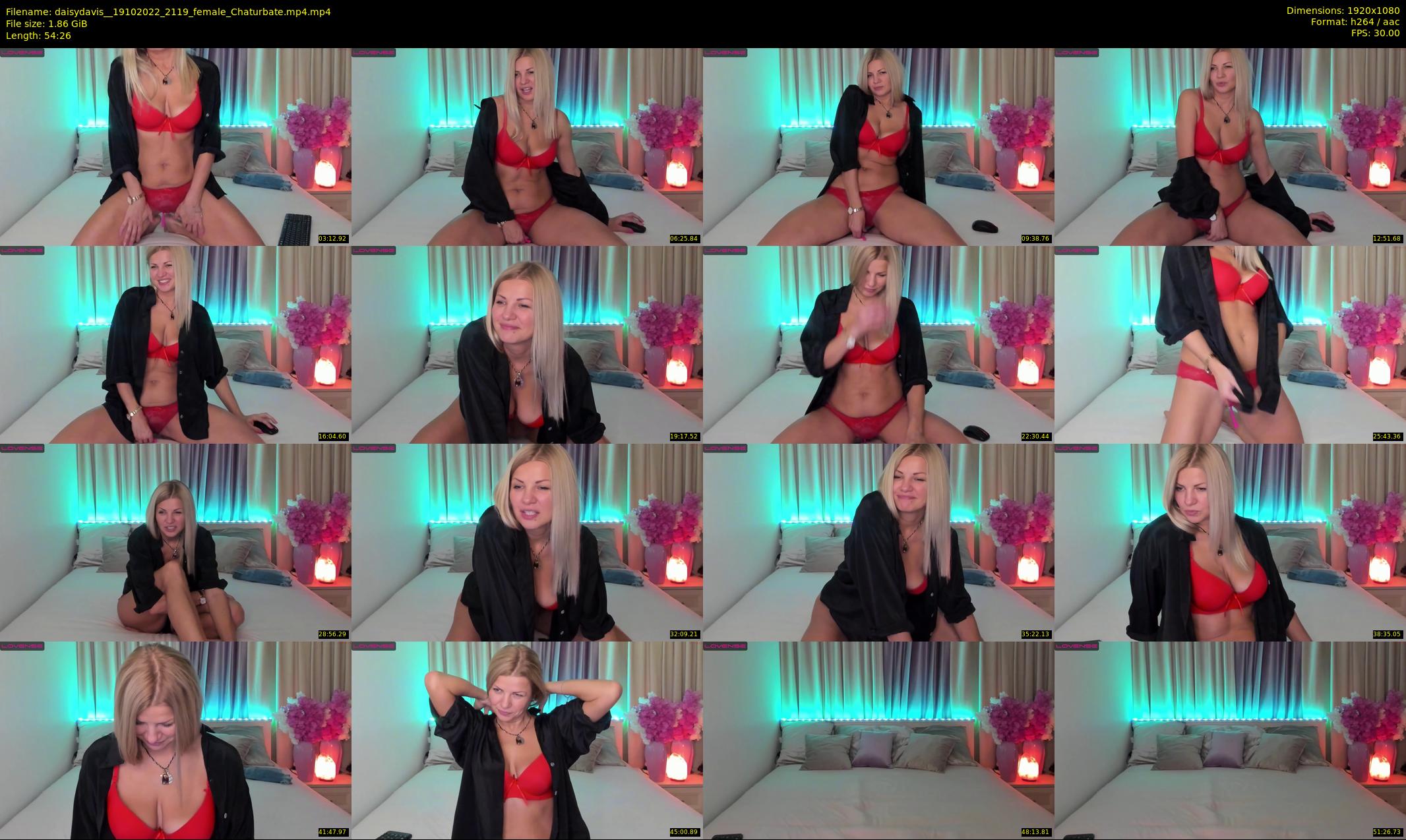 daisydavis_ — 55 minute Chaturbate female cam show recording, 1080p, Oct 19, 2022