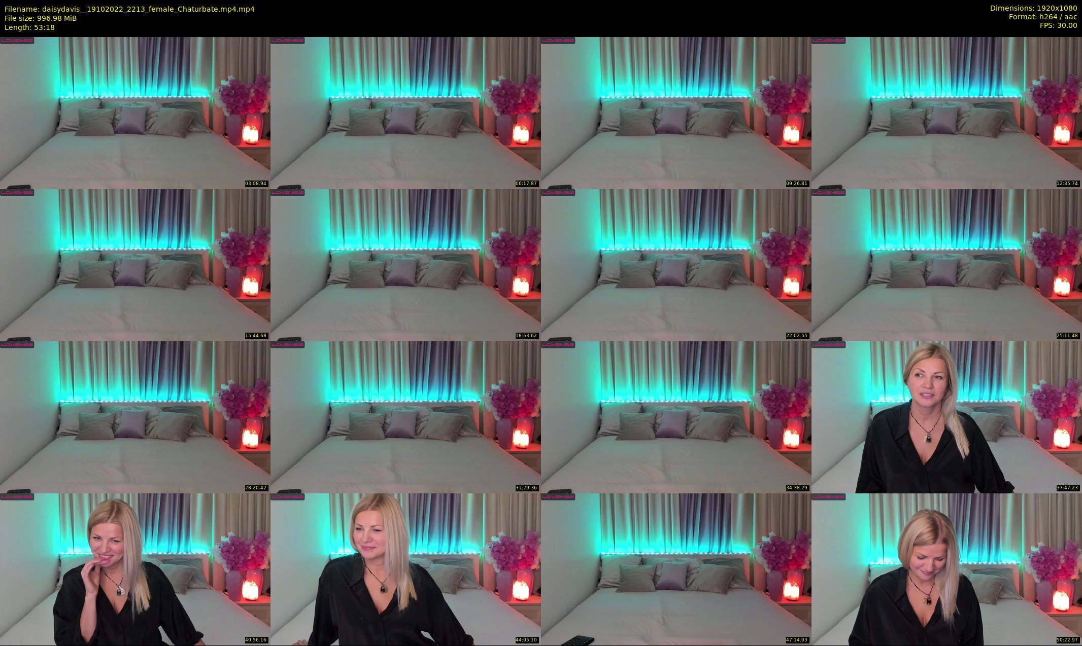 daisydavis_ — 54 minute Chaturbate female cam show recording, 1080p, Oct 19, 2022