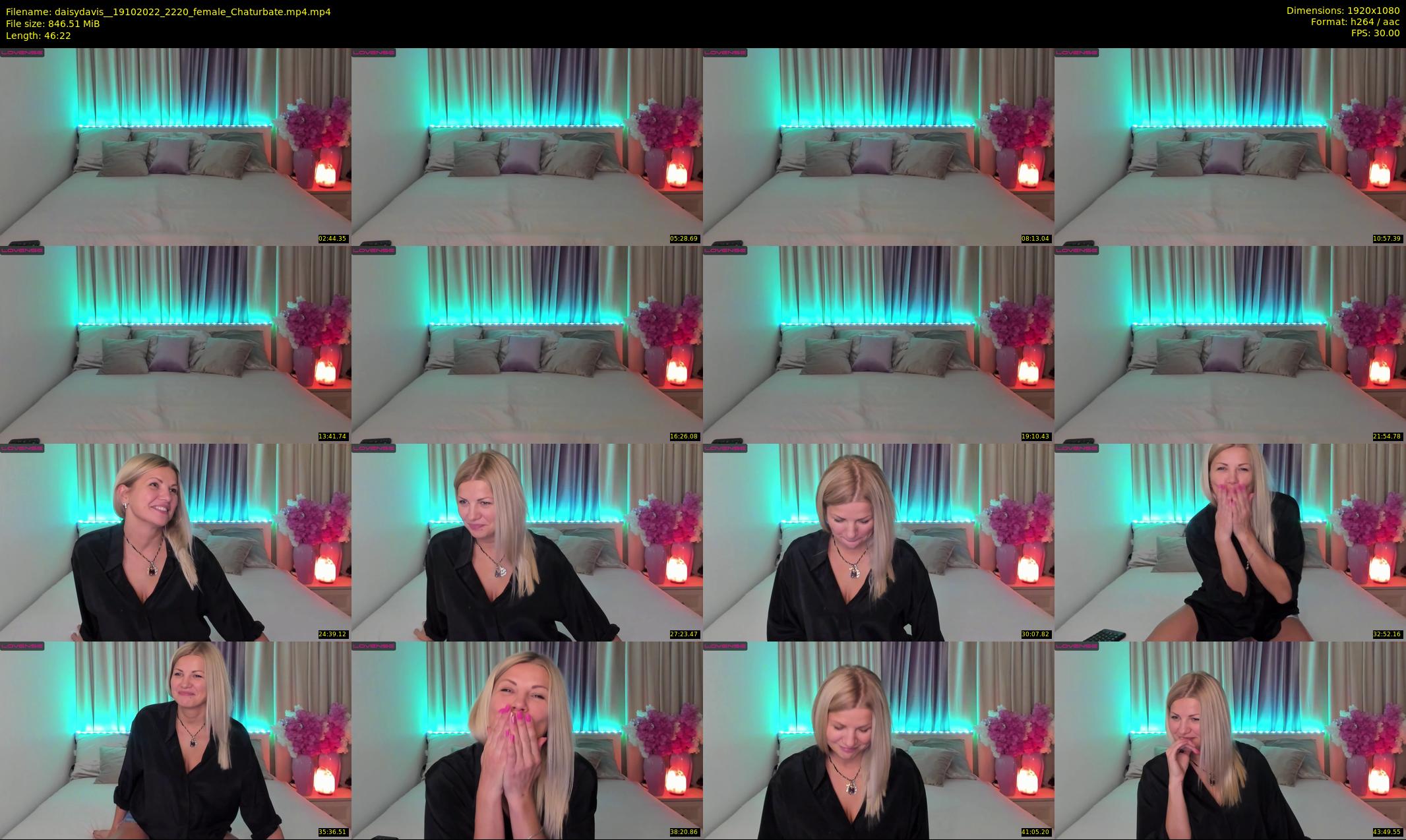 daisydavis_ — 47 minute Chaturbate female cam show recording, 1080p, Oct 19, 2022