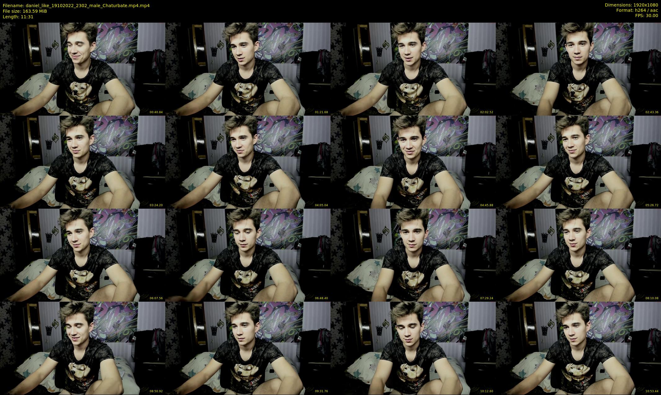daniel_like — 12 minute Chaturbate male cam show recording, 1080p, Oct 19, 2022