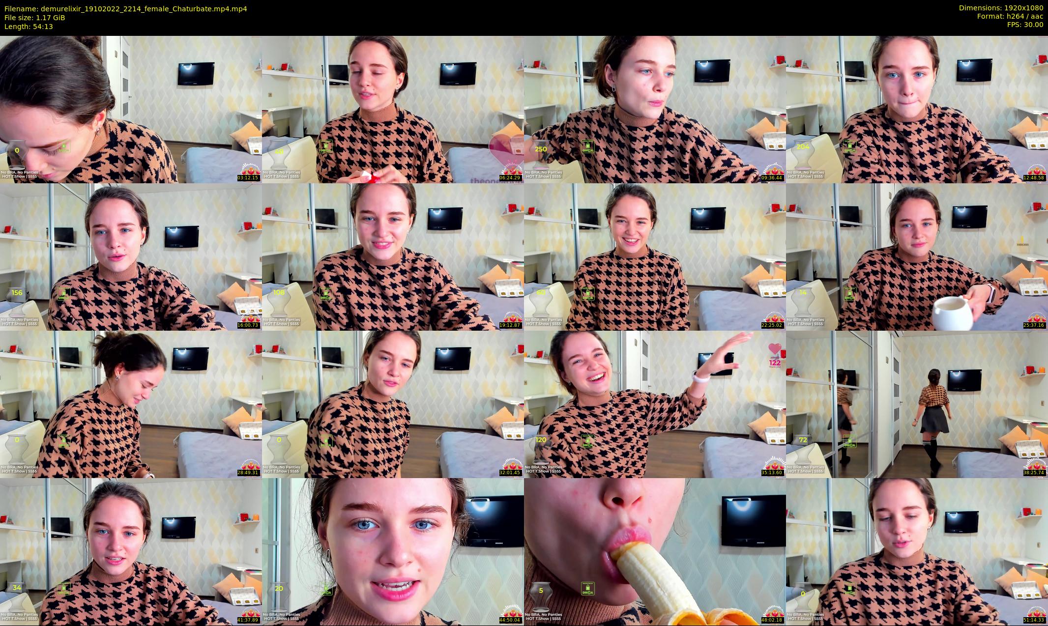 demurelixir — 55 minute Chaturbate female cam show recording, 1080p, Oct 19, 2022