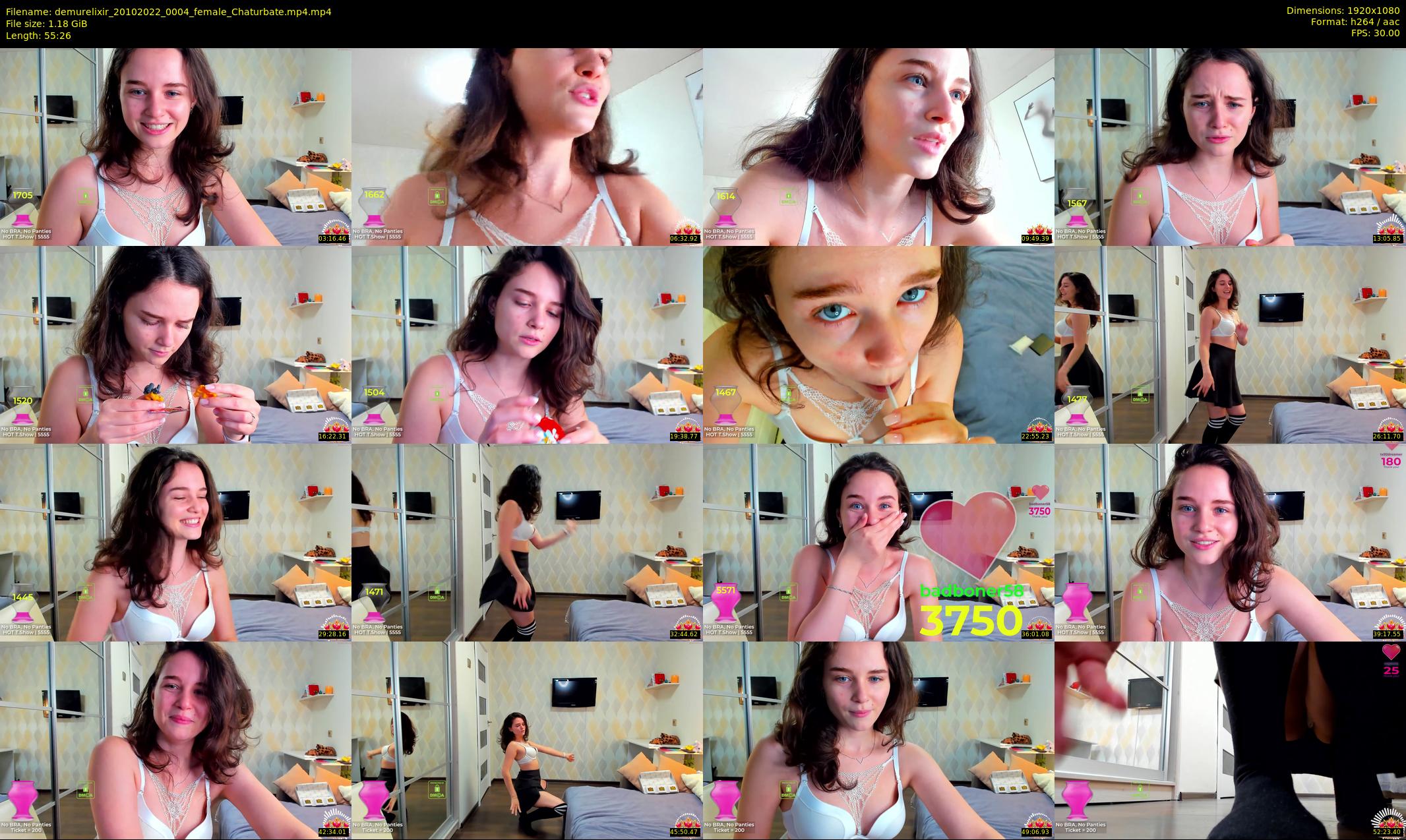 demurelixir — 56 minute Chaturbate female cam show recording, 1080p, Oct 20, 2022