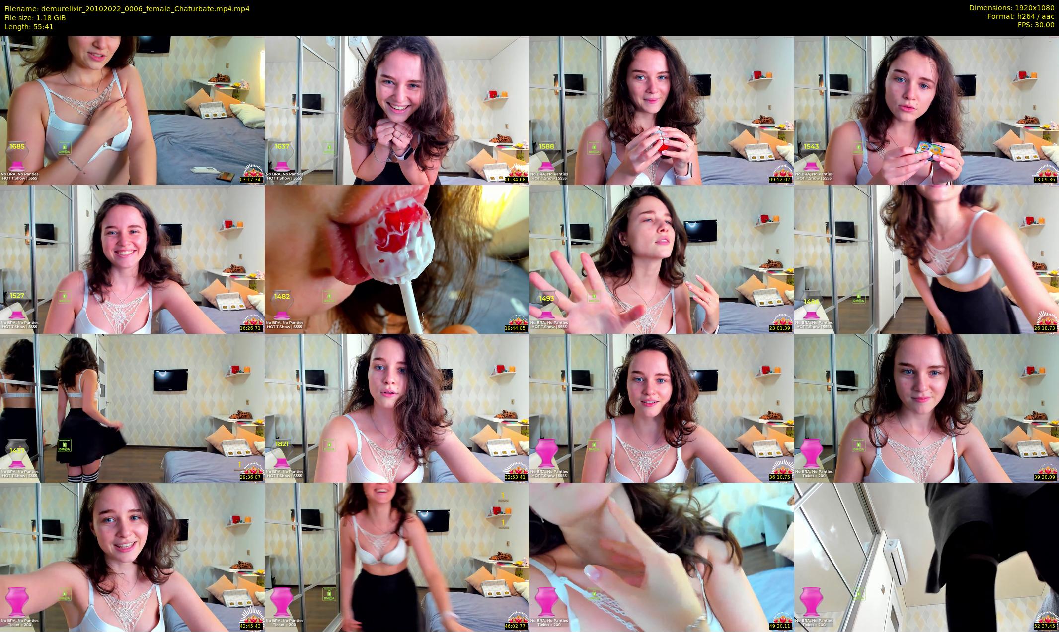 demurelixir — 56 minute Chaturbate female cam show recording, 1080p, Oct 20, 2022