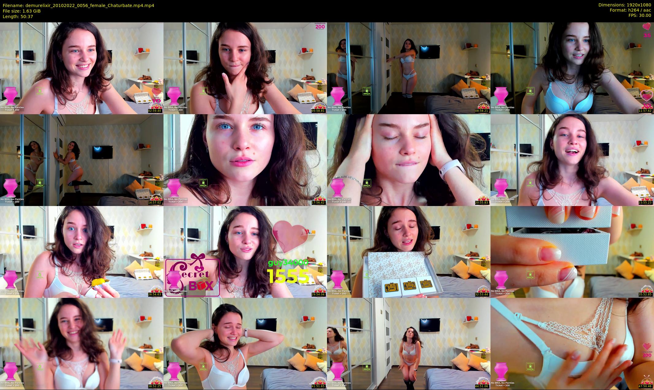demurelixir — 51 minute Chaturbate female cam show recording, 1080p, Oct 20, 2022