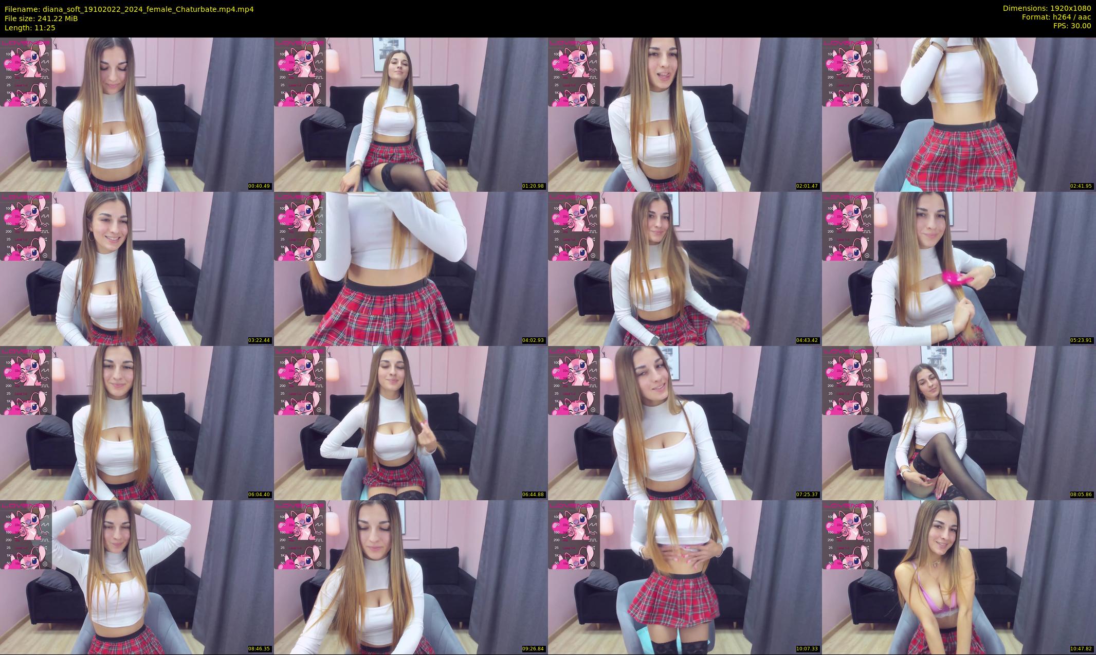 diana_soft — 12 minute Chaturbate female cam show recording, 1080p, Oct 19, 2022