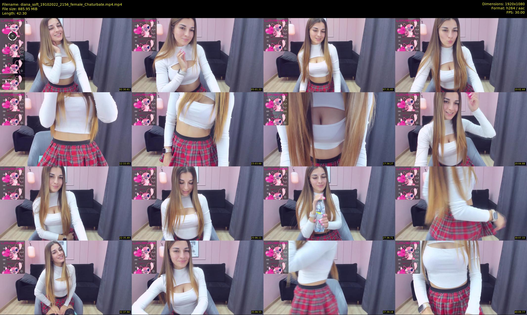 diana_soft — 43 minute Chaturbate female cam show recording, 1080p, Oct 19, 2022
