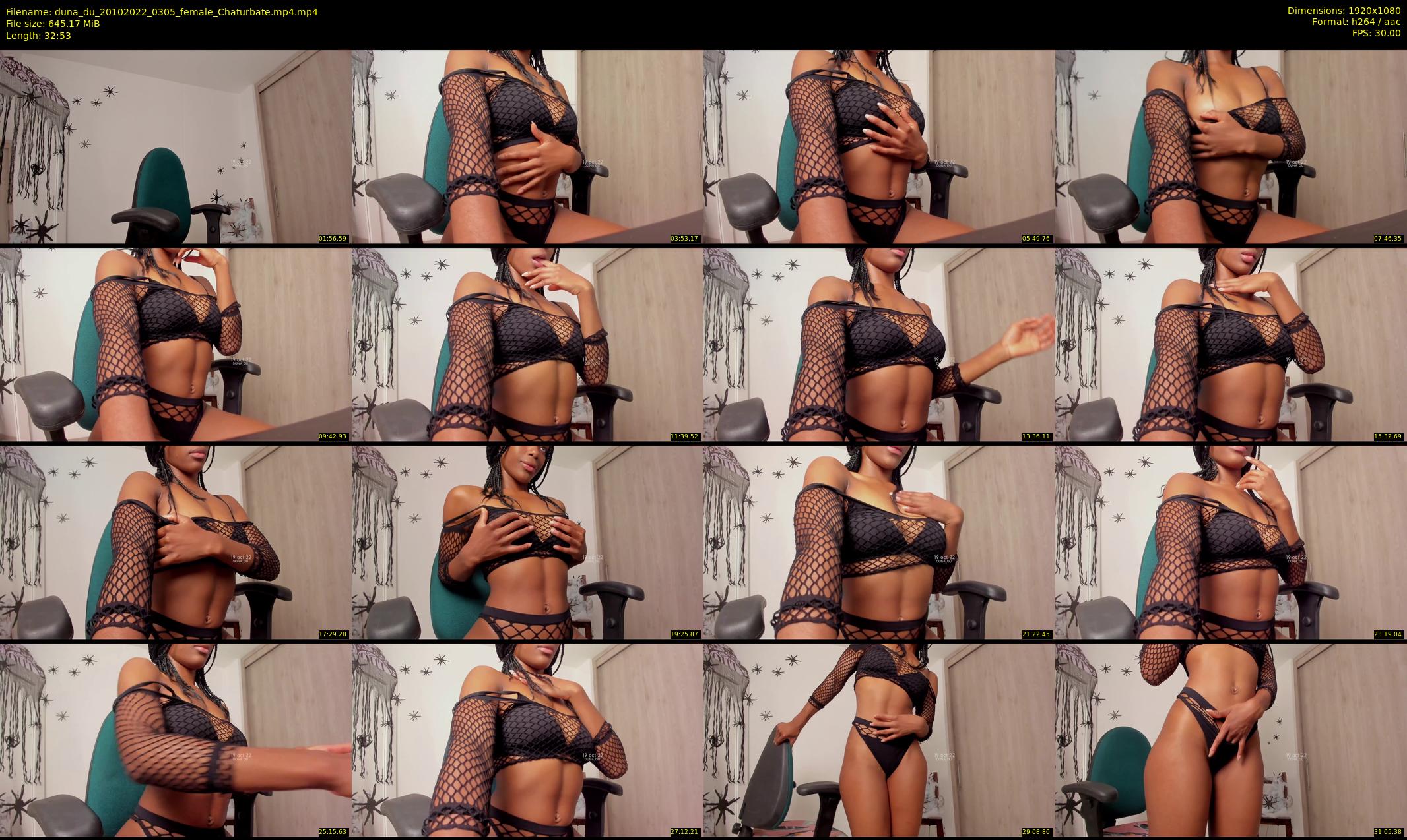 duna_du — 33 minute Chaturbate female cam show recording, 1080p, Oct 20, 2022