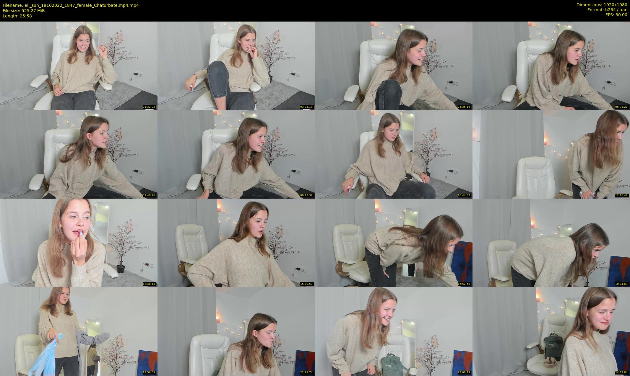 eli_sun — 26 minute Chaturbate female cam show recording, 1080p, Oct 19, 2022
