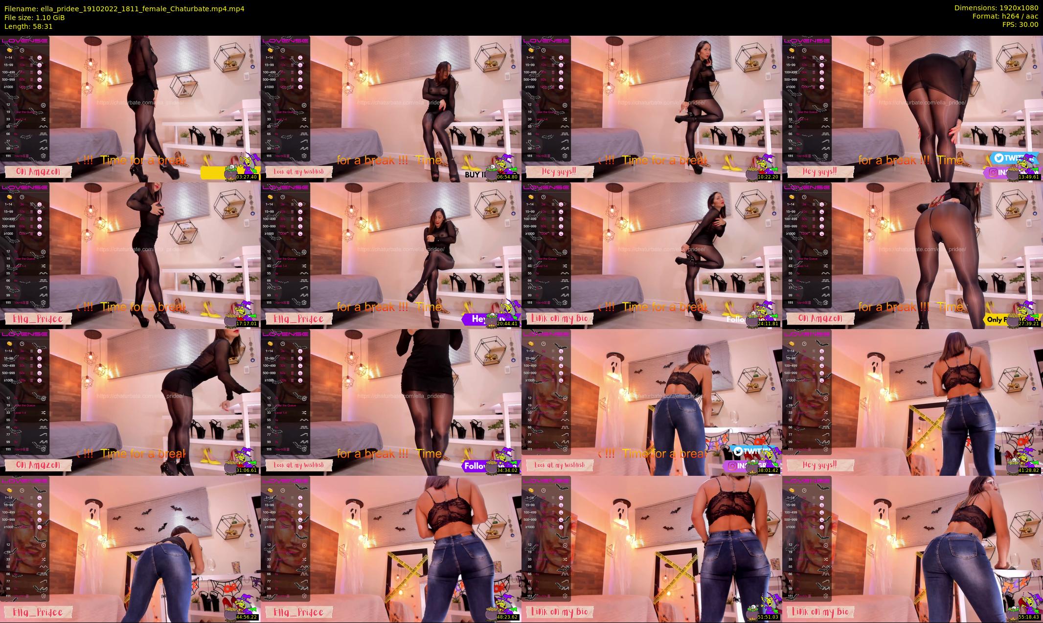 ella_pridee — 59 minute Chaturbate female cam show recording, 1080p, Oct 19, 2022