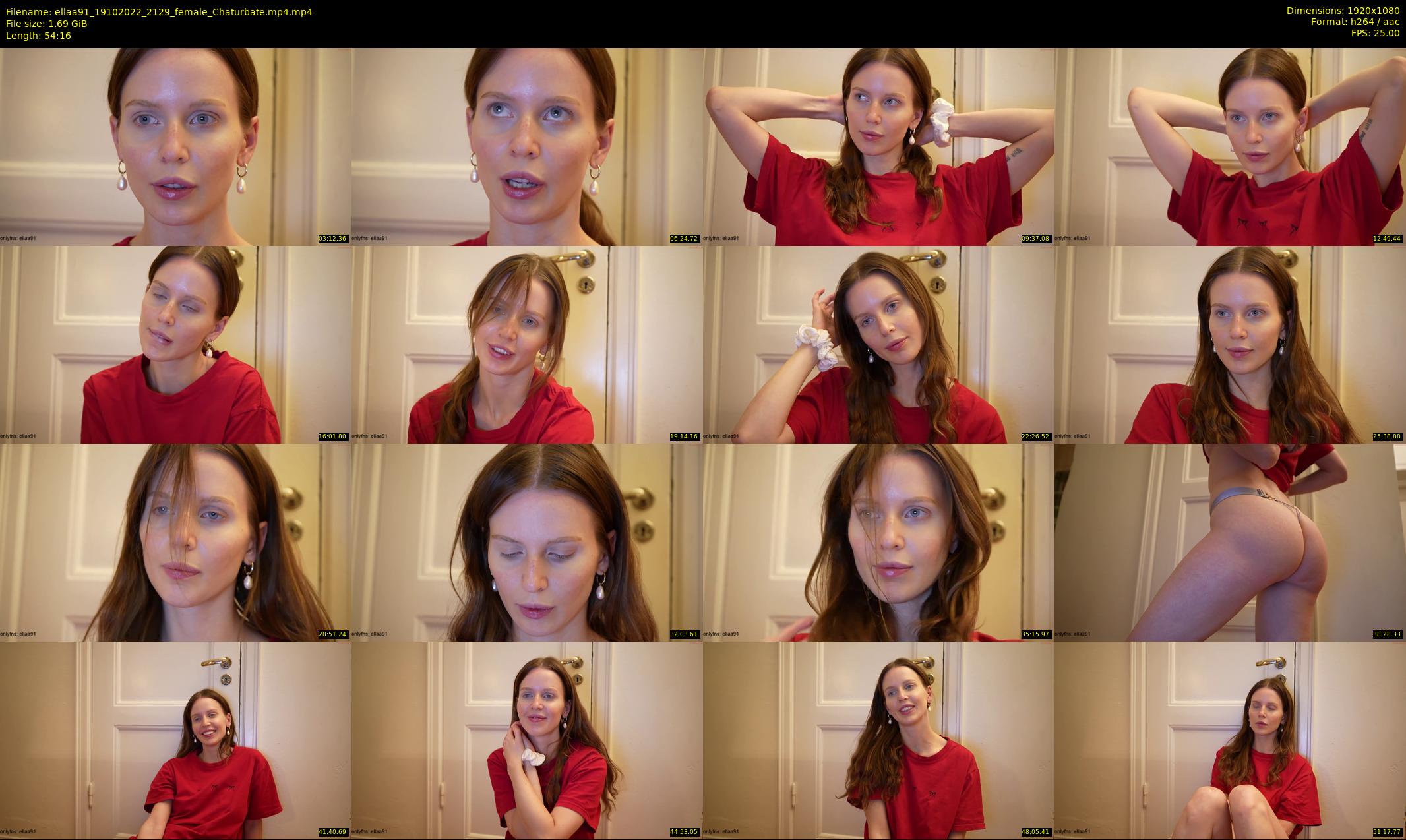 ellaa91 — 55 minute Chaturbate female cam show recording, 1080p, Oct 19, 2022