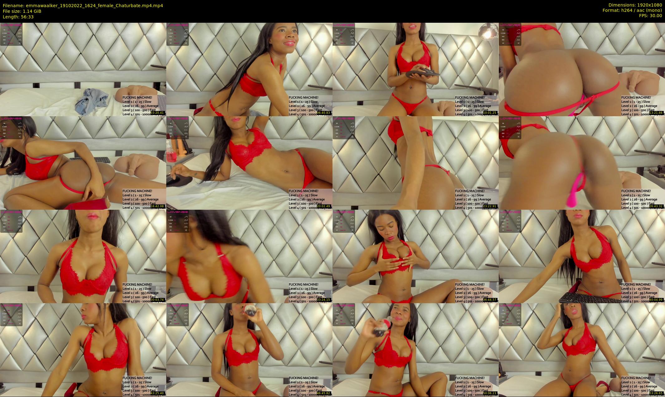 emmawaalker — 57 minute Chaturbate female cam show recording, 1080p, Oct 19, 2022