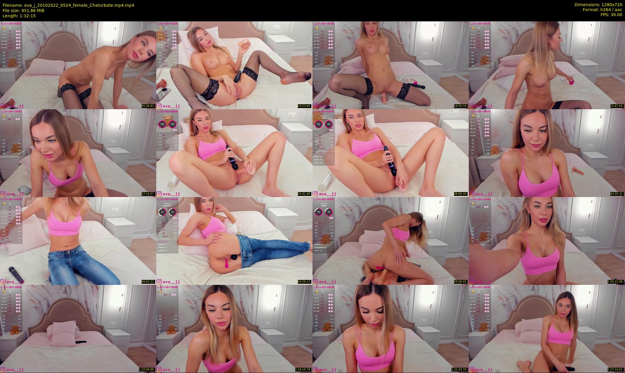 eva_j — 93 minute Chaturbate female cam show recording, 720p, Oct 20, 2022