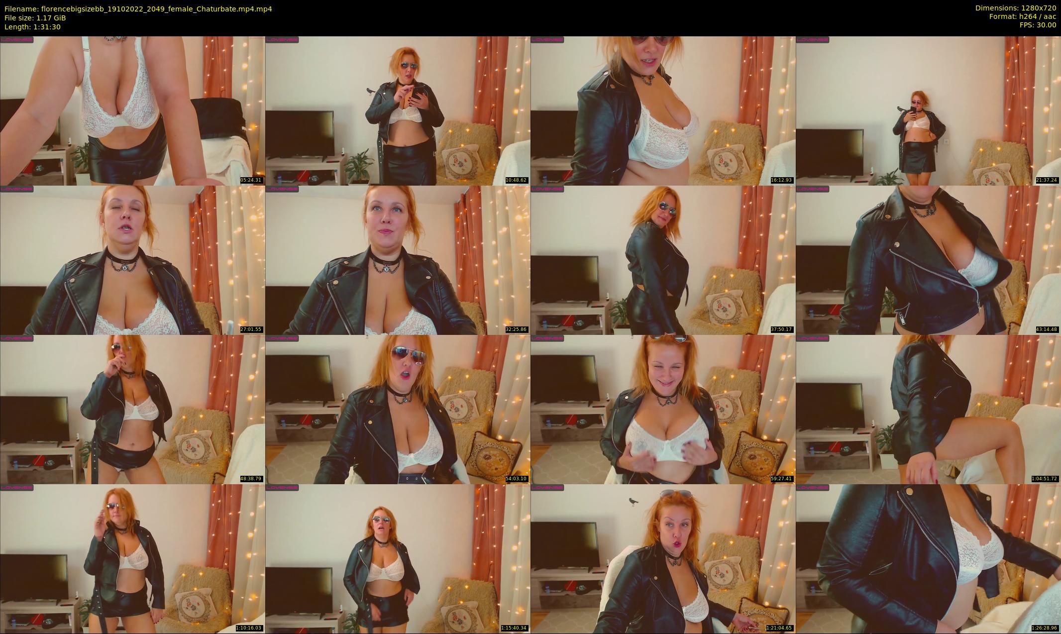 florencebigsizebb — 92 minute Chaturbate female cam show recording, 720p, Oct 19, 2022
