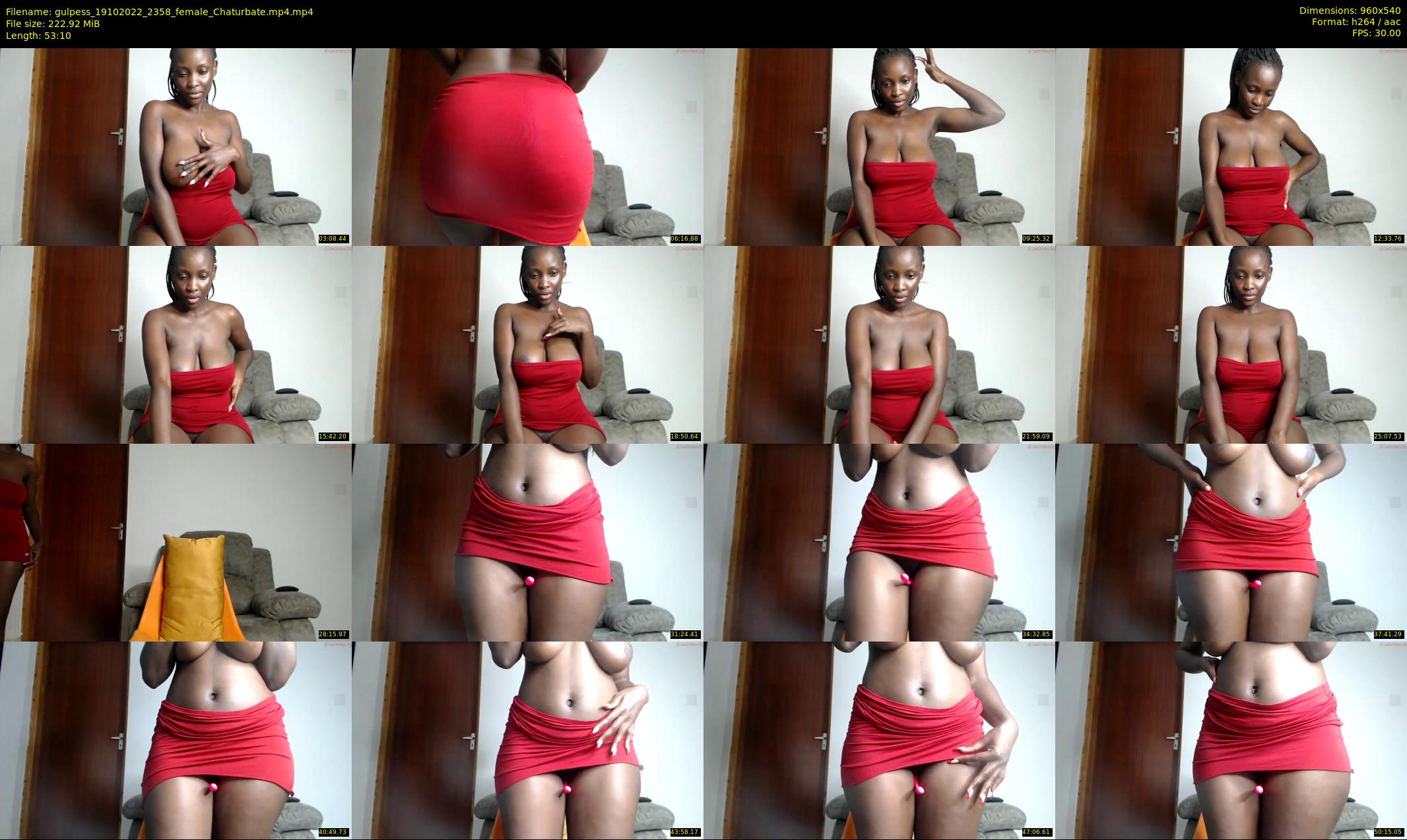 gulpess — 54 minute Chaturbate female cam show recording, 480p, Oct 19, 2022
