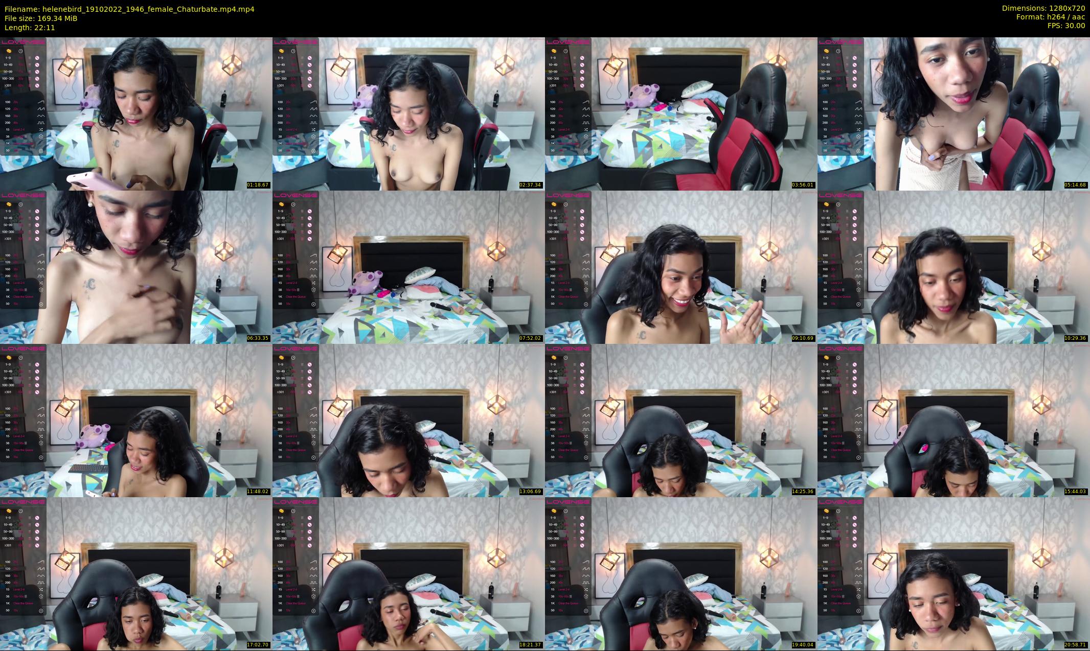 helenebird — 23 minute Chaturbate female cam show recording, 720p, Oct 19, 2022