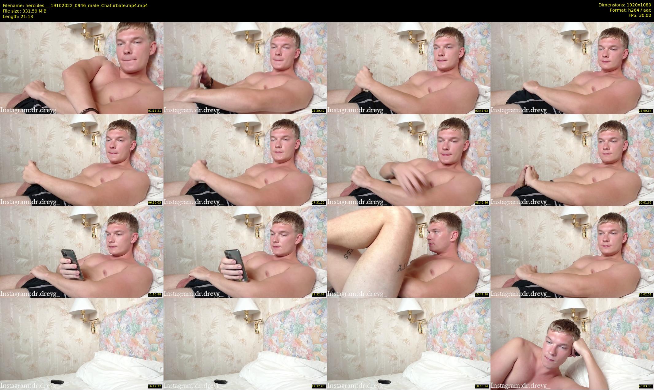 hercules__ — 22 minute Chaturbate male cam show recording, 1080p, Oct 19, 2022