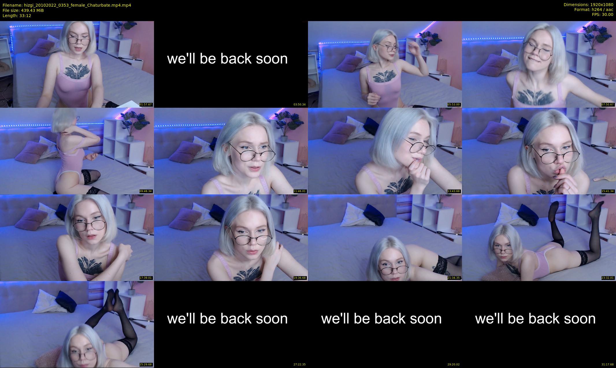 hizgi — 34 minute Chaturbate couple cam show recording, 1080p, Oct 20, 2022