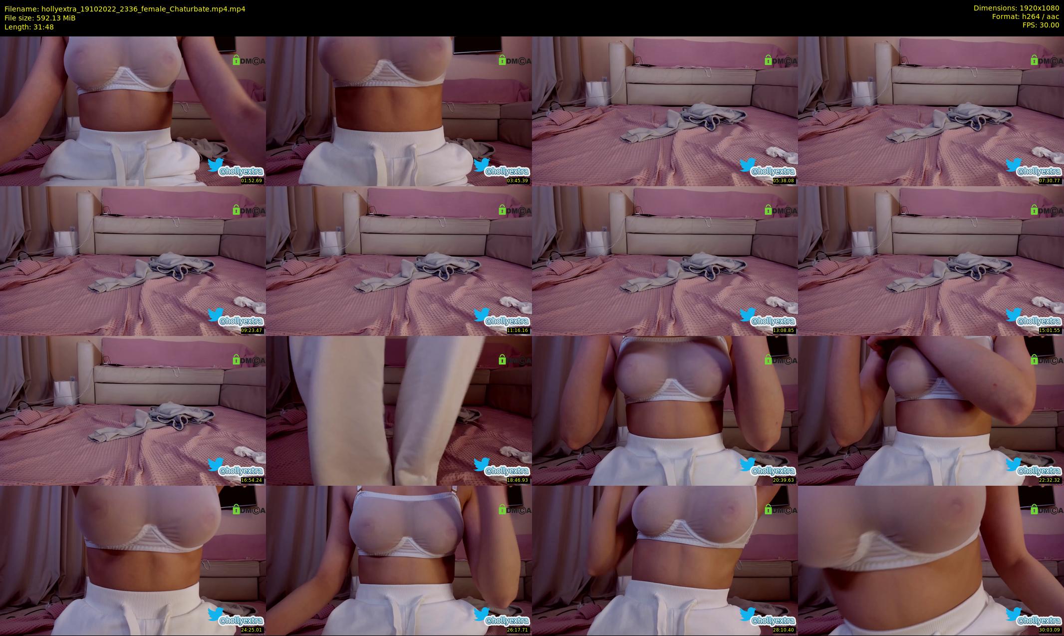 hollyextra — 32 minute Chaturbate female cam show recording, 1080p, Oct 19, 2022