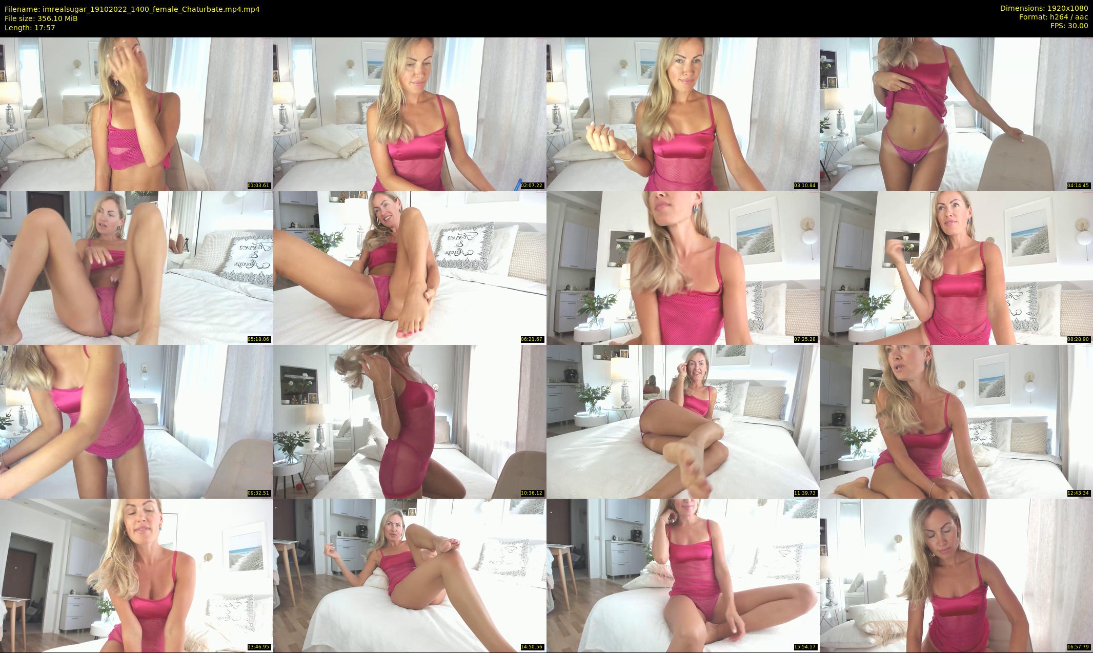 imrealsugar — 18 minute Chaturbate female cam show recording, 1080p, Oct 19, 2022