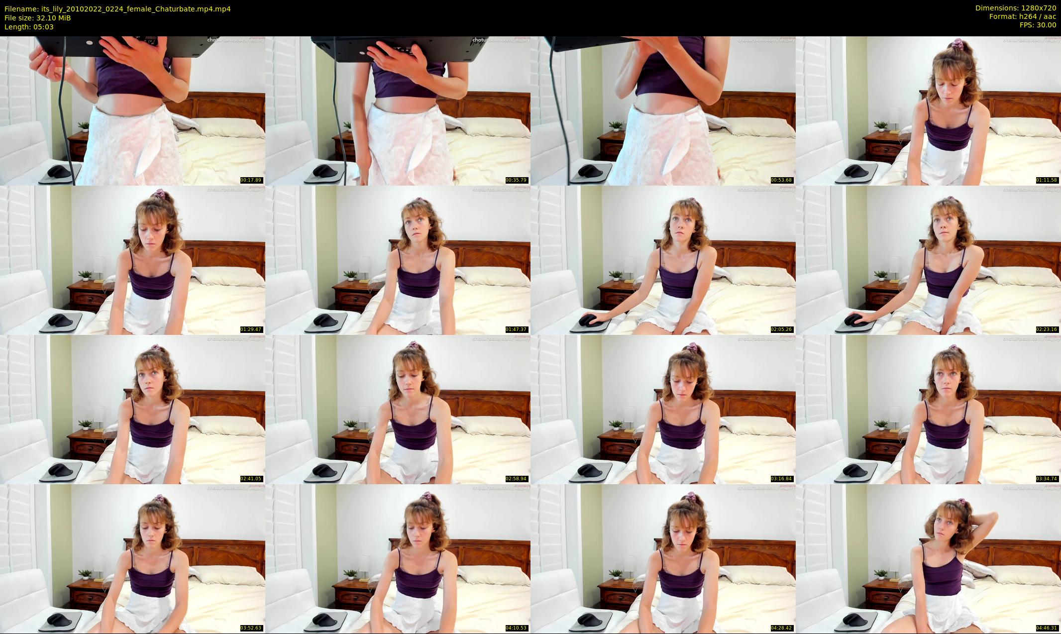 its_lily — 6 minute Chaturbate female cam show recording, 720p, Oct 20, 2022