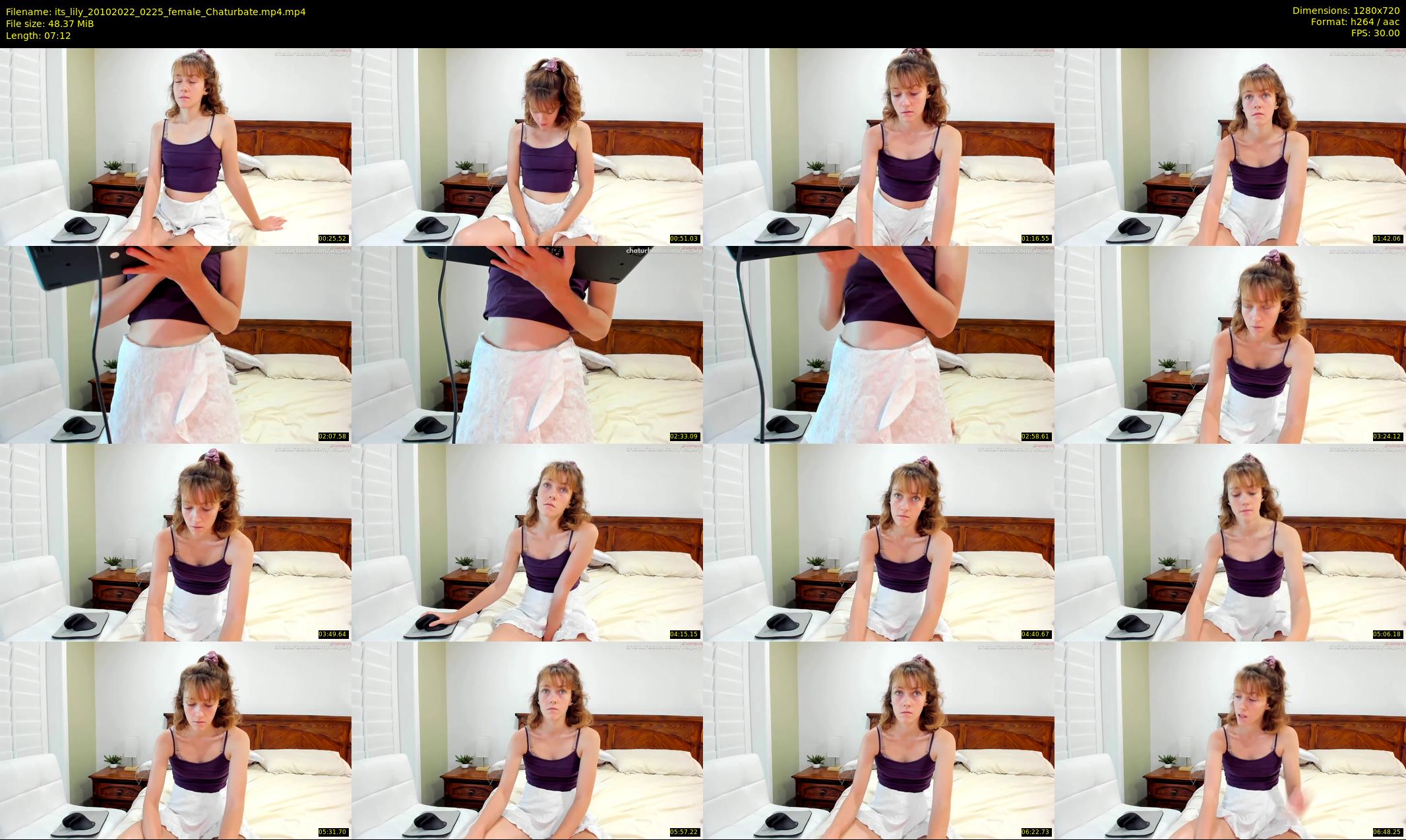 its_lily — 8 minute Chaturbate female cam show recording, 720p, Oct 20, 2022