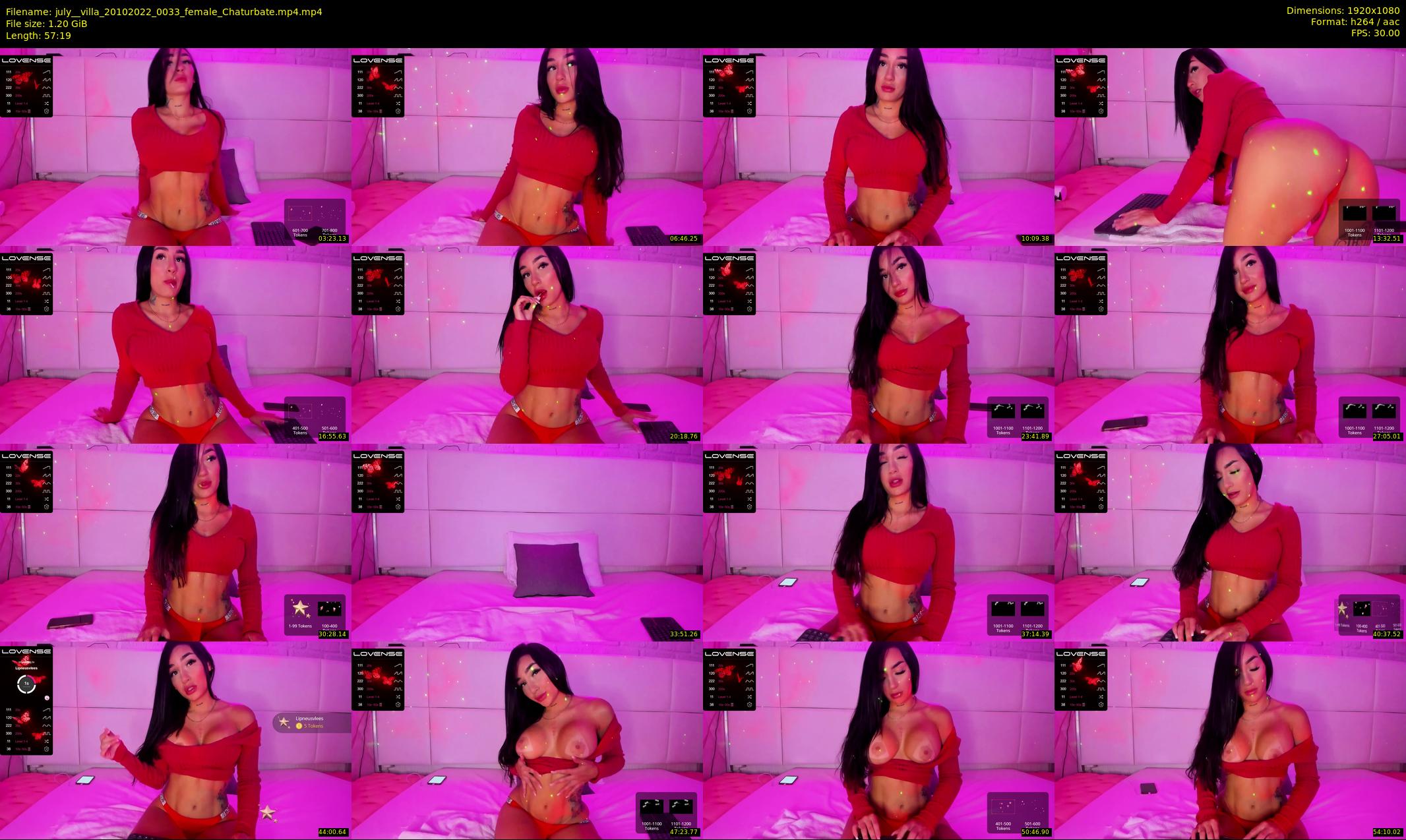 july__villa — 58 minute Chaturbate female cam show recording, 1080p, Oct 20, 2022