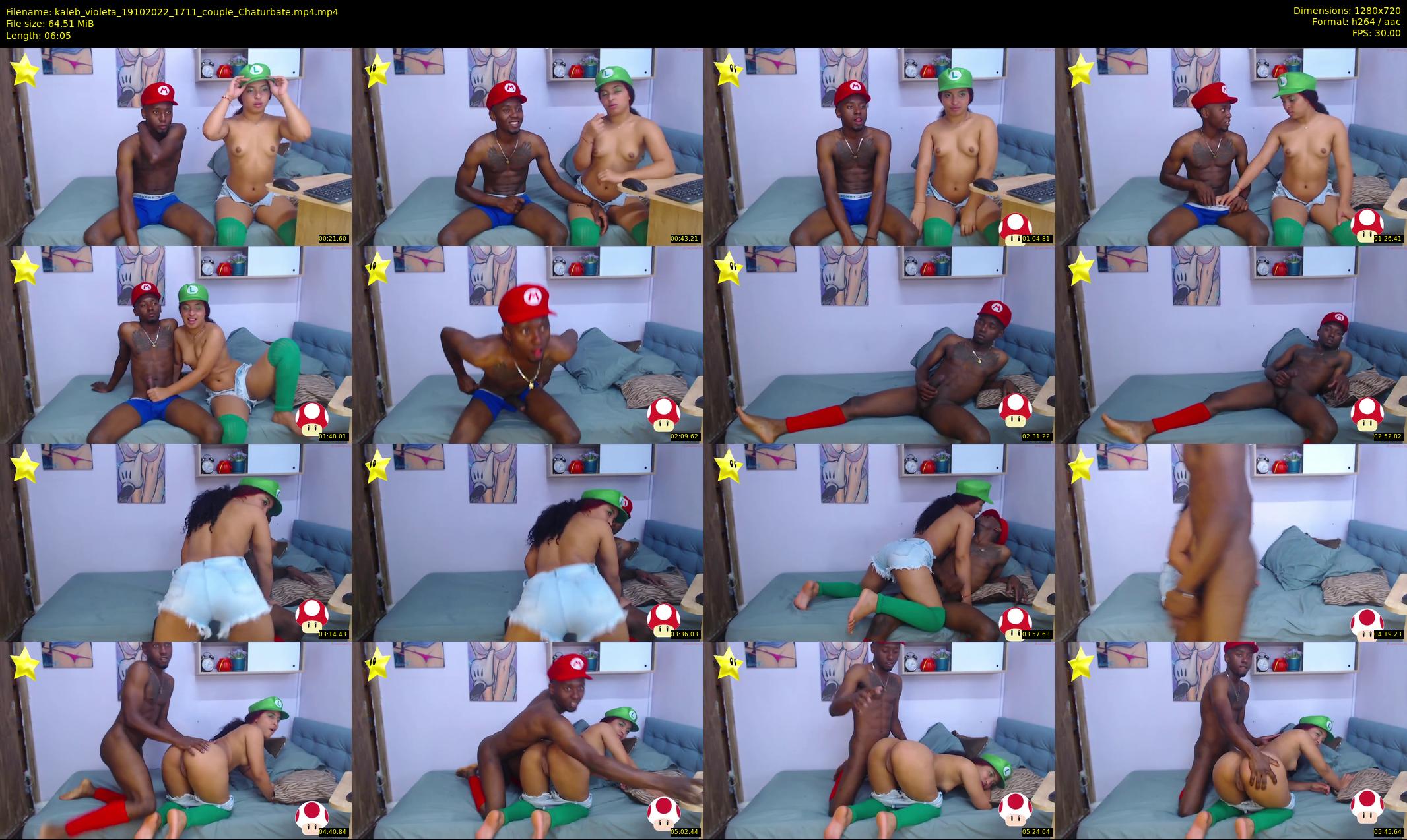 kaleb_violeta — 7 minute Chaturbate couple cam show recording, 720p, Oct 19, 2022