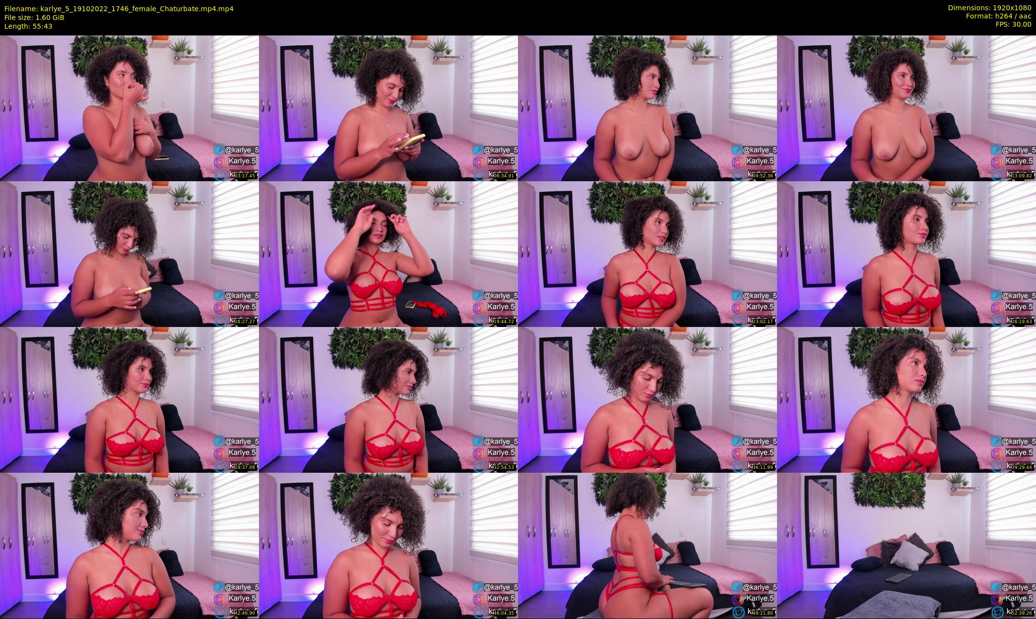 karlye_5 — 56 minute Chaturbate female cam show recording, 1080p, Oct 19, 2022