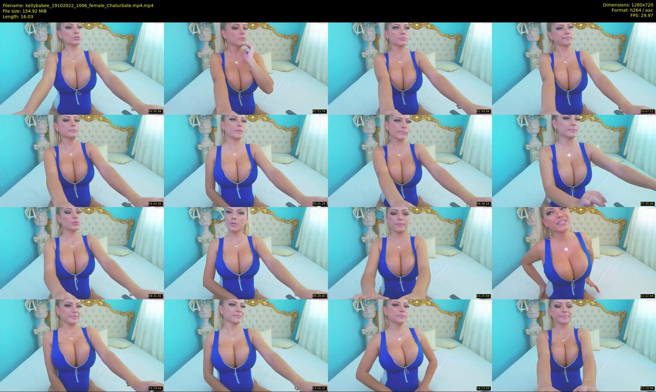 kellybabee — 17 minute Chaturbate female cam show recording, 720p, Oct 19, 2022