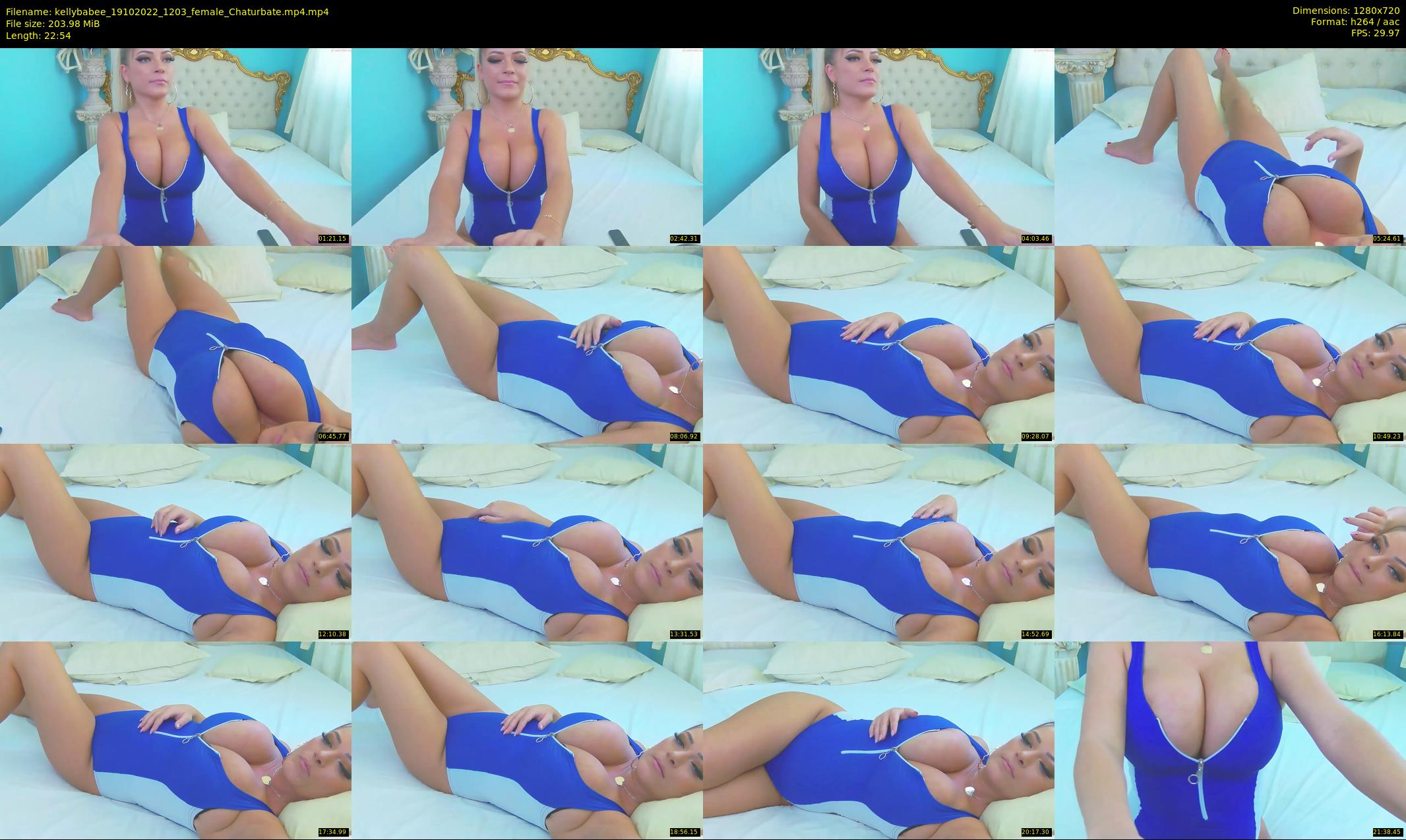 kellybabee — 23 minute Chaturbate female cam show recording, 720p, Oct 19, 2022