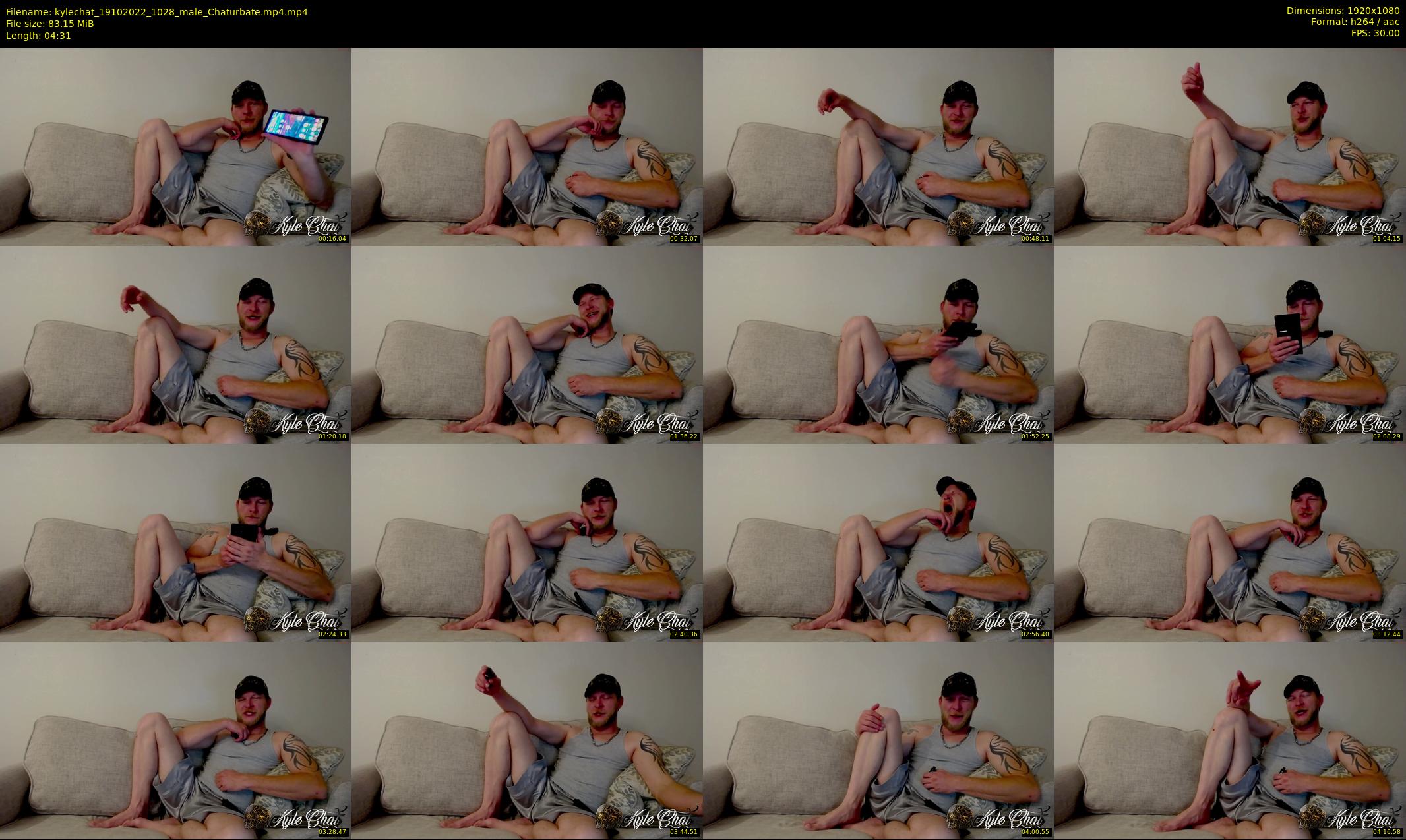 kylechat — 5 minute Chaturbate male cam show recording, 1080p, Oct 19, 2022