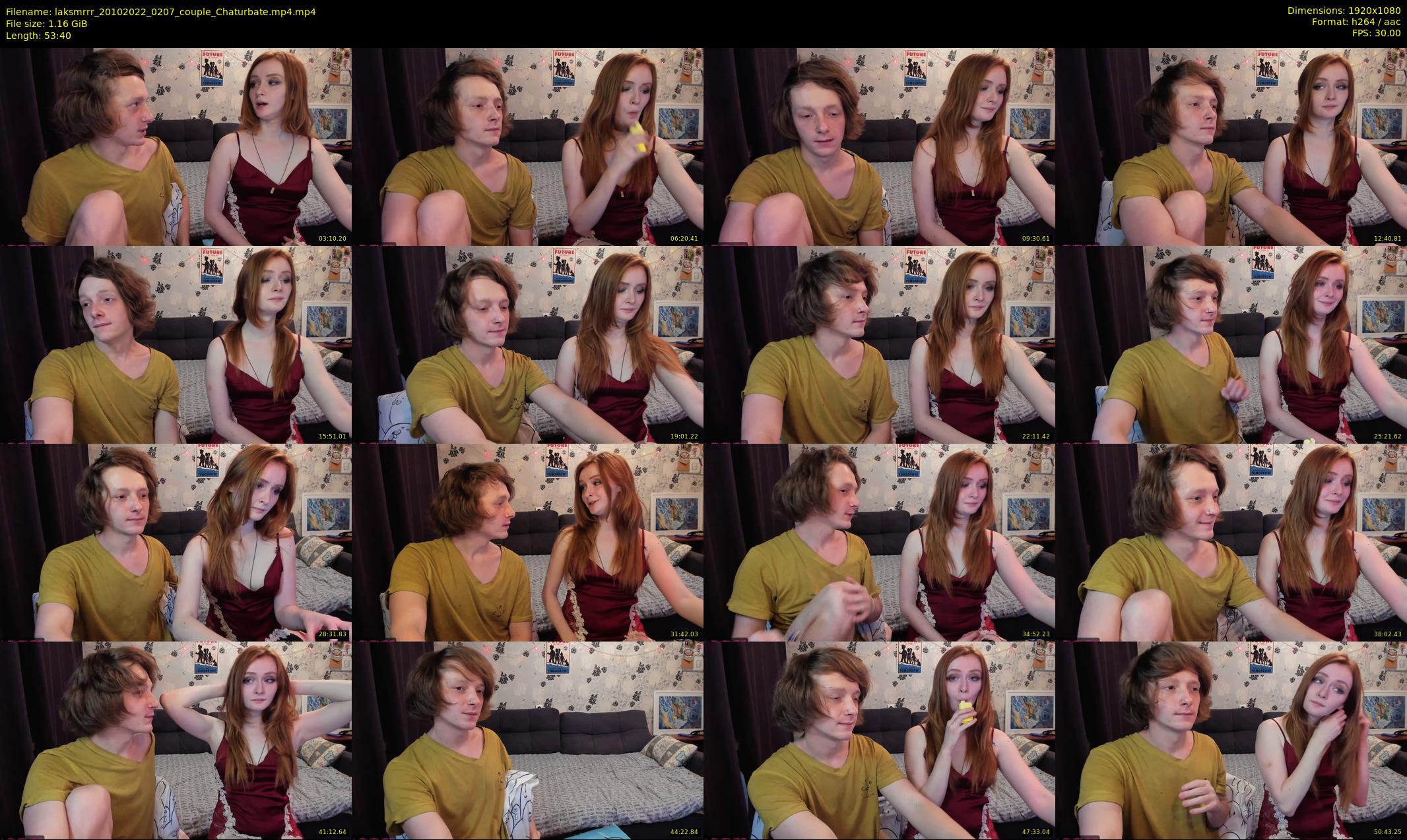 laksmrrr — 54 minute Chaturbate couple cam show recording, 1080p, Oct 20, 2022