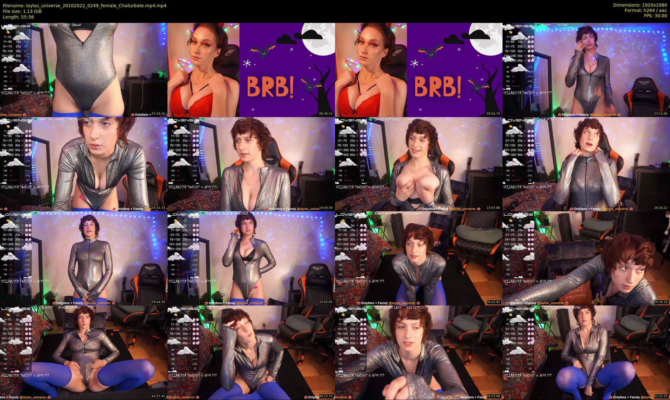 laylas_universe — 56 minute Chaturbate female cam show recording, 1080p, Oct 20, 2022